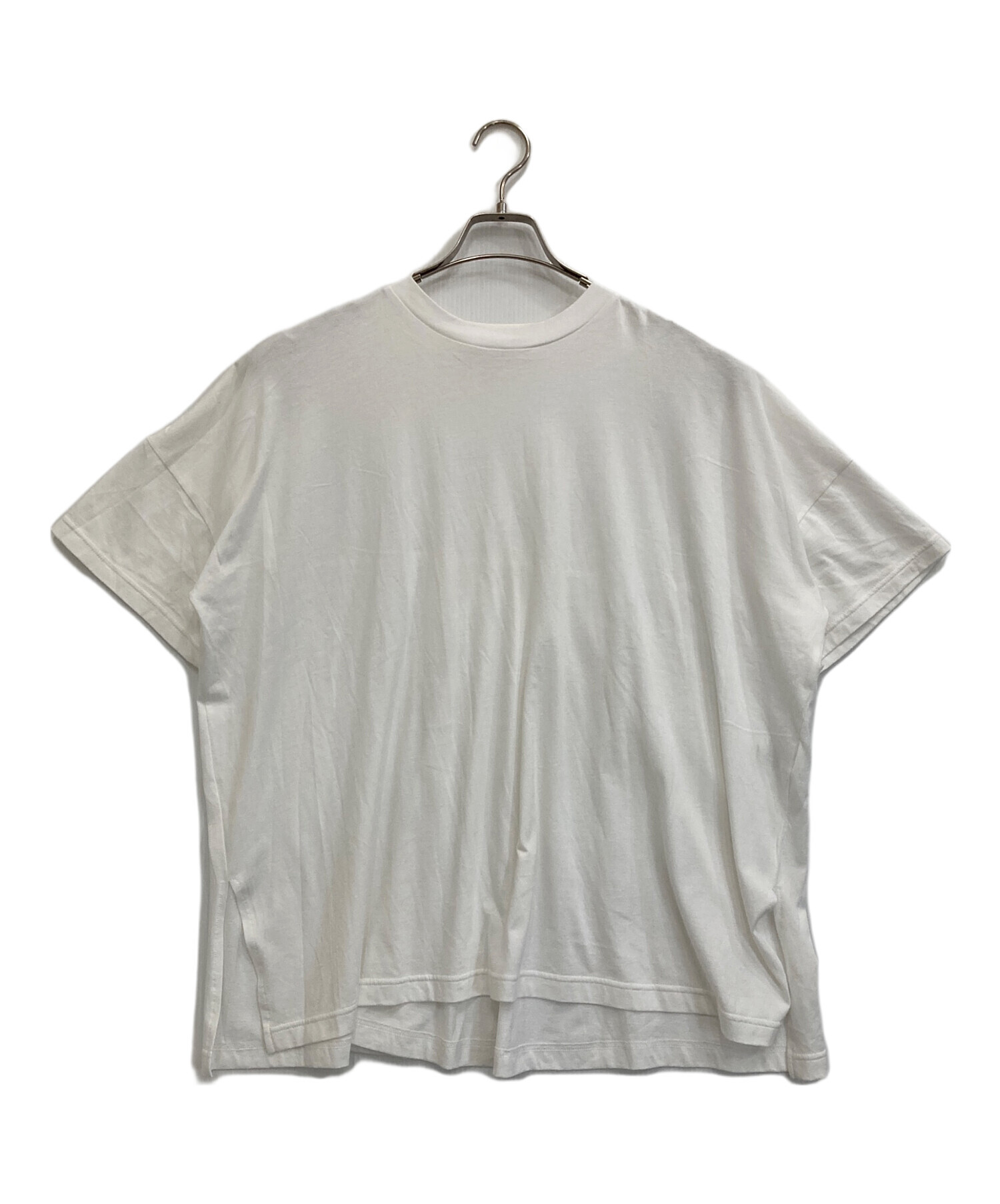 中古・古着通販】ENFOLD (エンフォルド) Tシャツ ホワイト サイズ:38 