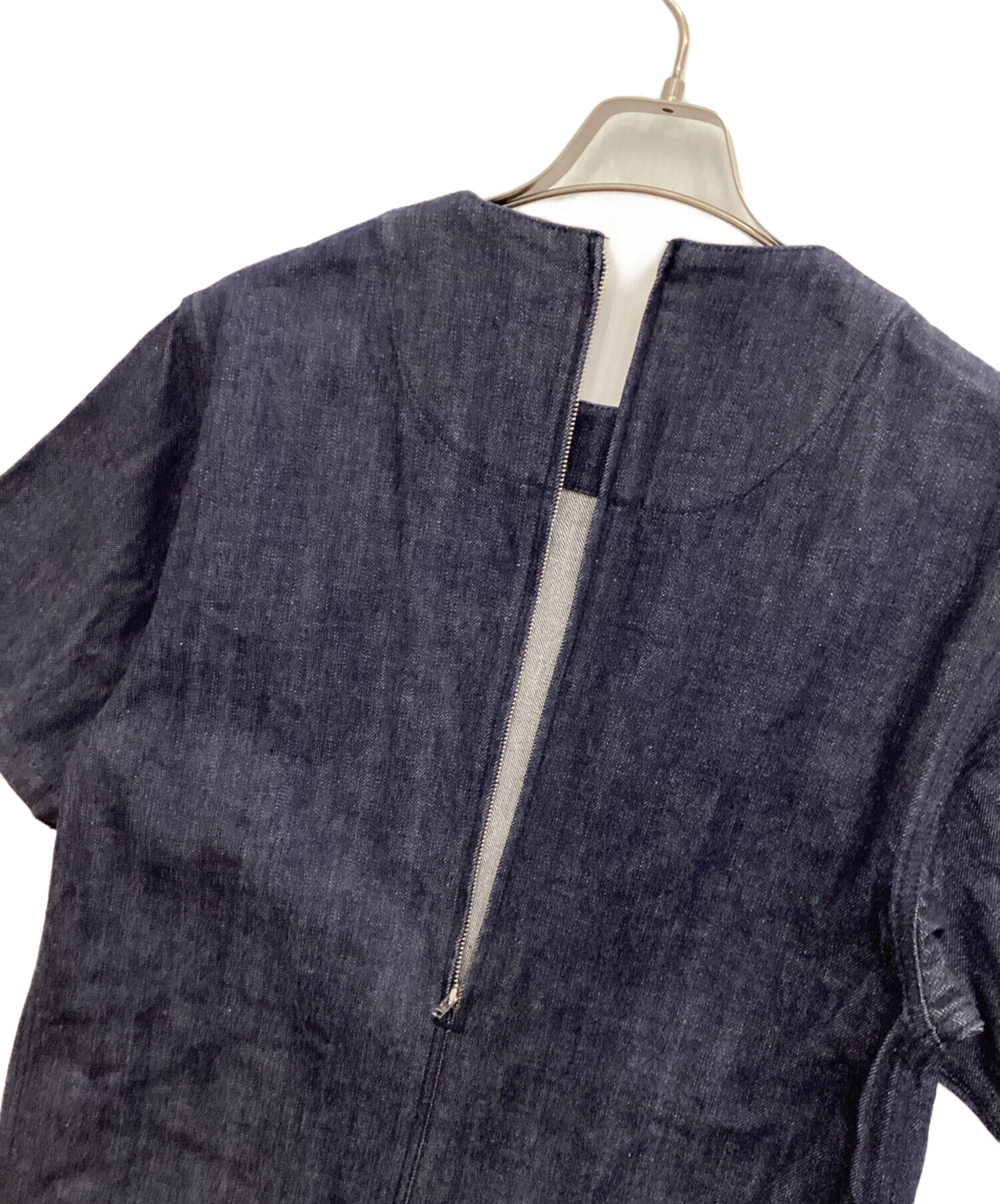 中古・古着通販】HYKE (ハイク) デニムワンピース インディゴ サイズ:M