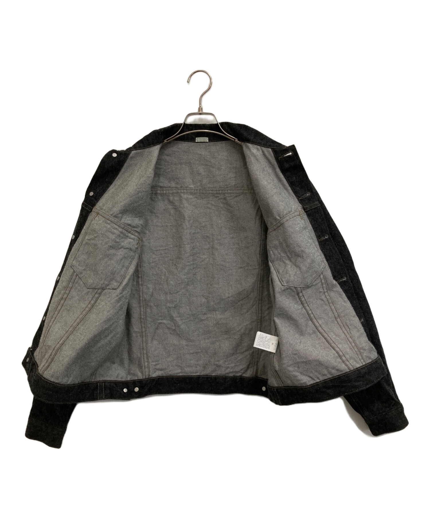 中古・古着通販】A.PRESSE (アプレッセ) Black Denim Trucker Jacket