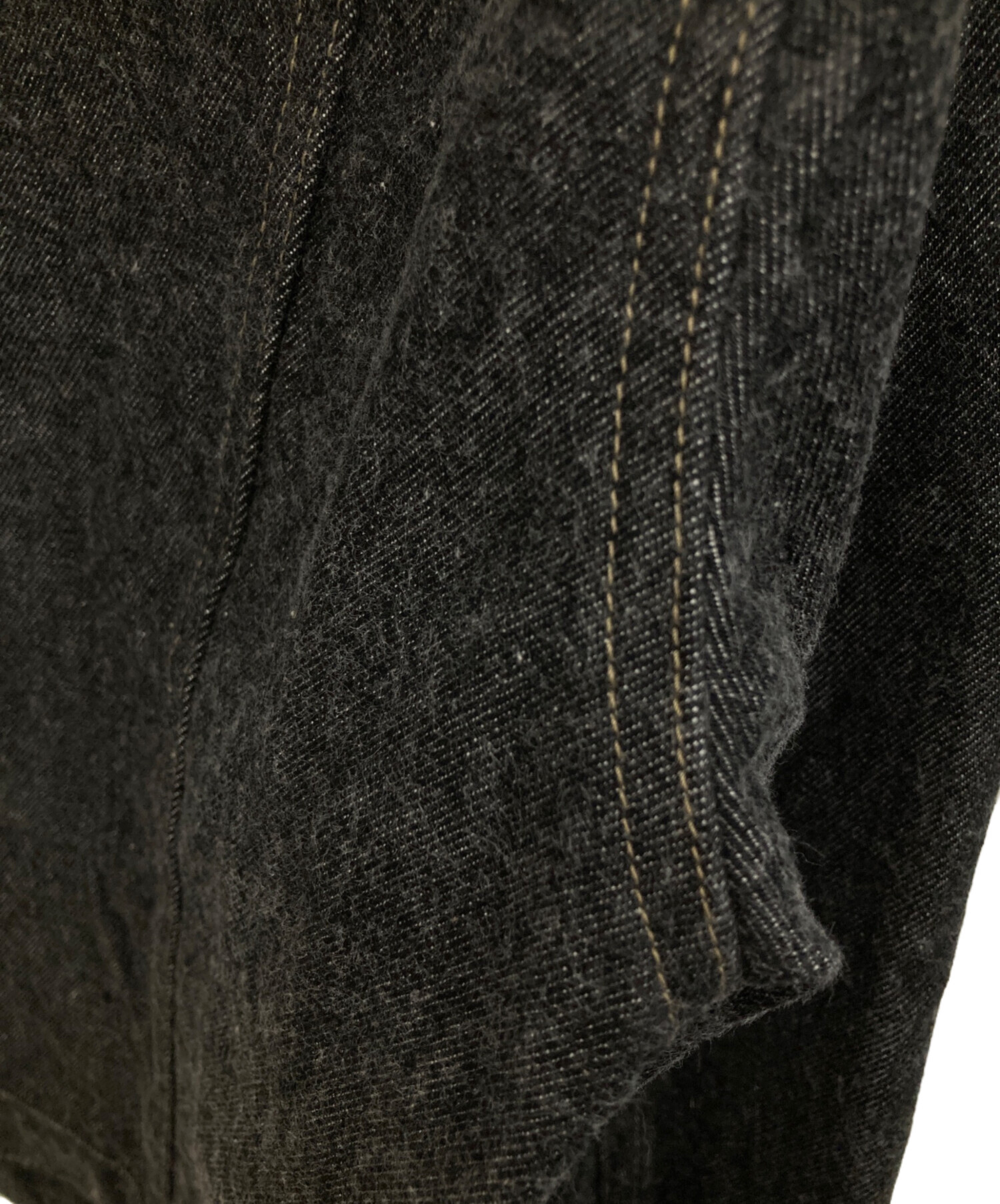 中古・古着通販】A.PRESSE (アプレッセ) Black Denim Trucker Jacket