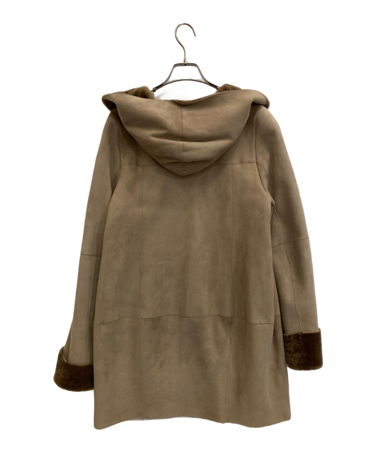 美品　COACH ムートンコート S ベージュ 中古・古着通販】synchro crossings (シンクロ クロッシングス