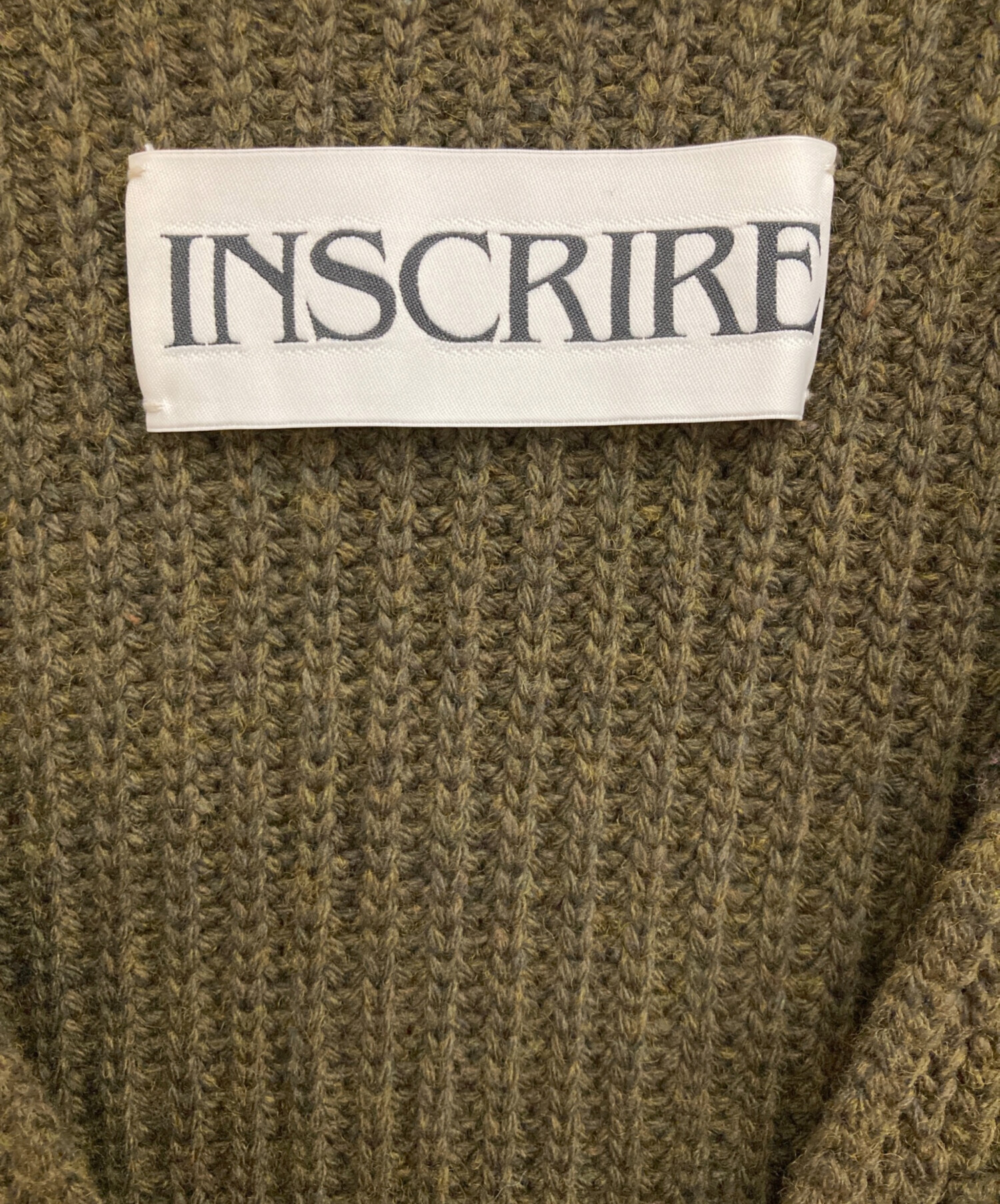 中古・古着通販】INSCRIRE (アンスクリア) Wool Jersey Field Vest