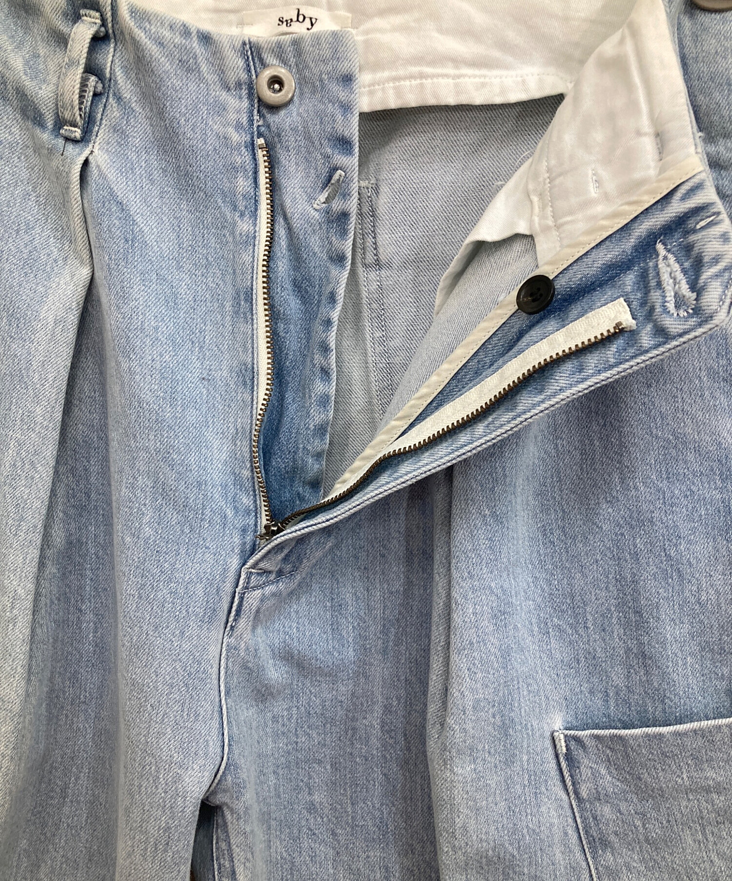 中古・古着通販】saby (サバイ) TUCK BAGGY CARGO PANTS インディゴ 