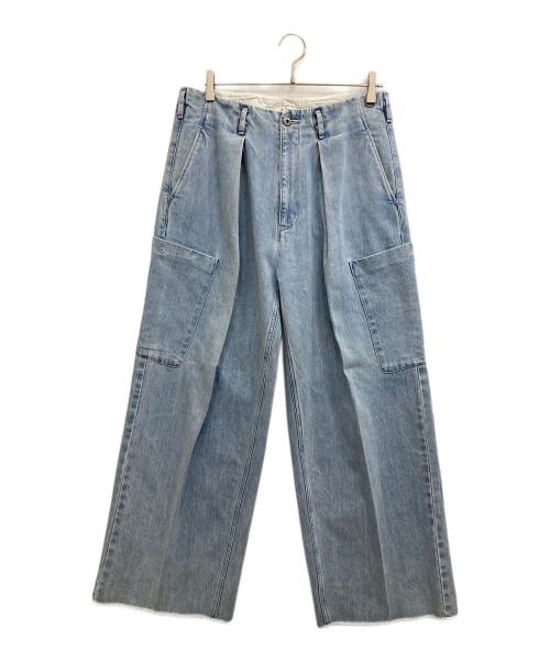 中古・古着通販】saby (サバイ) TUCK BAGGY CARGO PANTS インディゴ 
