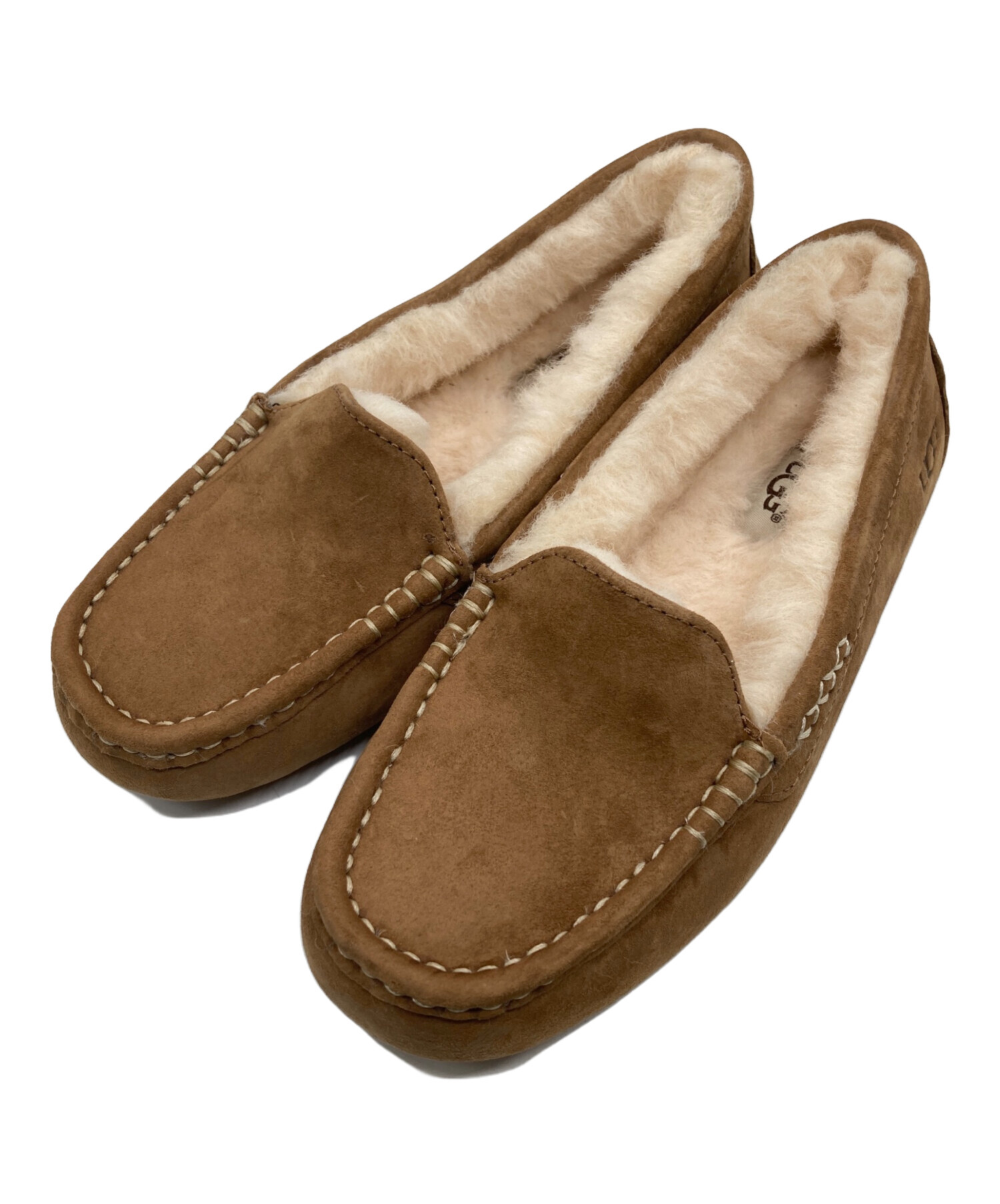 中古・古着通販】UGG (アグ) モカシンシューズ ベージュ サイズ:24 