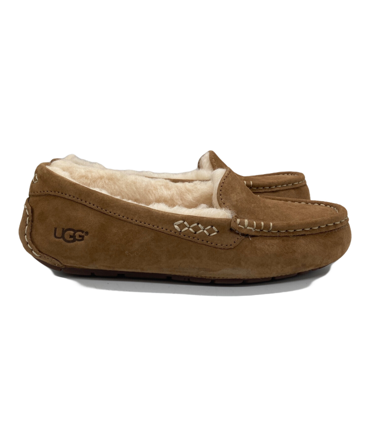 中古・古着通販】UGG (アグ) モカシンシューズ ベージュ サイズ:24 