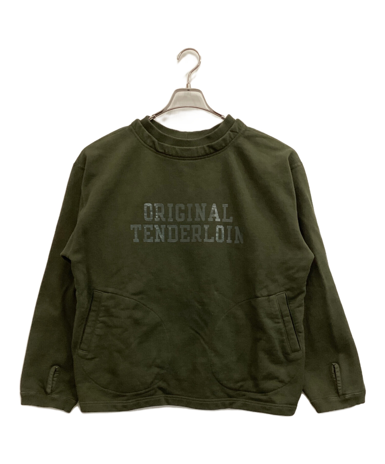 最終価格　TENDERLOIN テンダーロイン MOSS STITCH NFL 中古・古着通販】TENDERLOIN (テンダーロイン) MOSS STITCH SWEAT