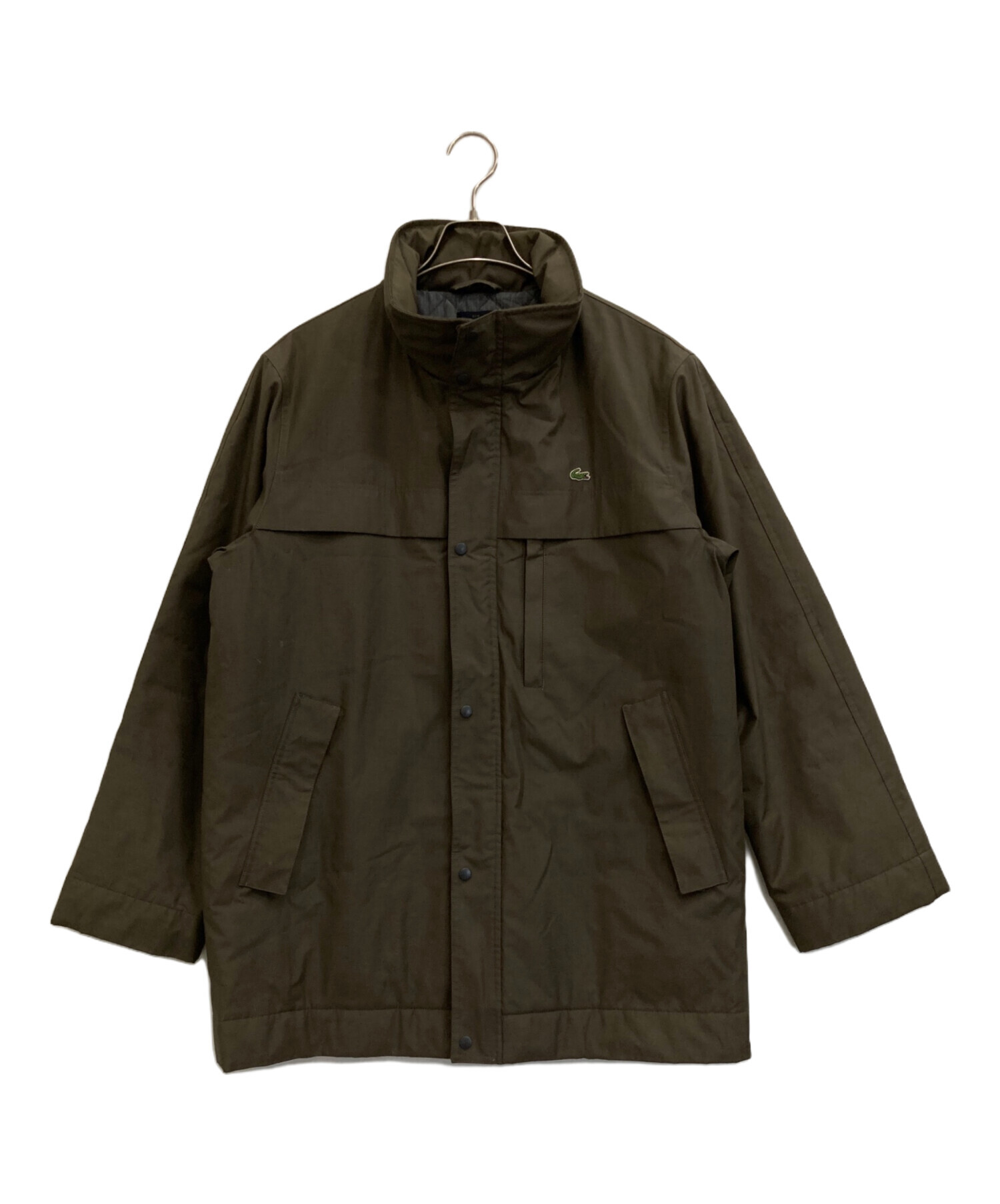 中古・古着通販】LACOSTE (ラコステ) 中綿コート オリーブ サイズ:SIZE 