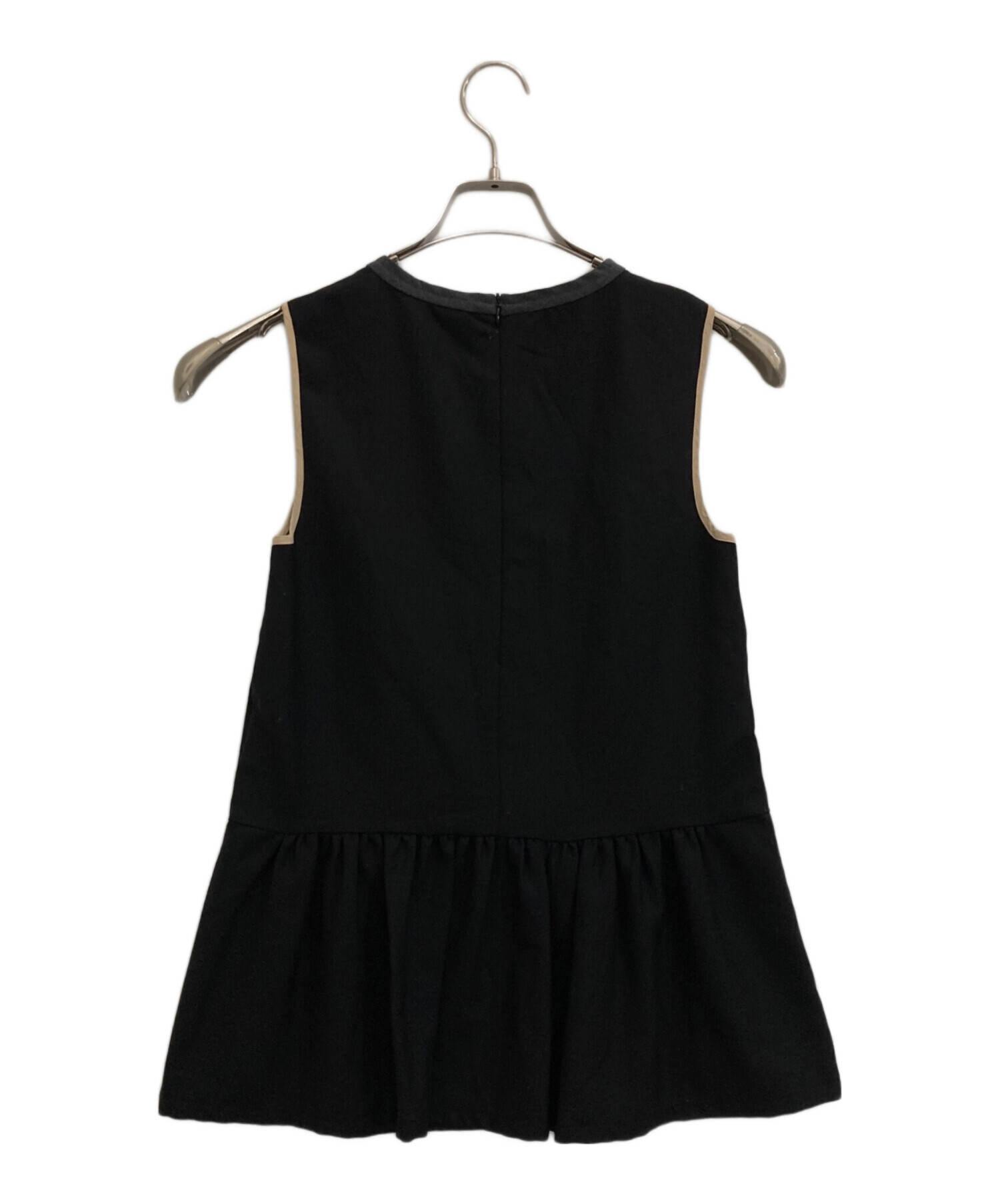 中古・古着通販】MARNI (マルニ) ノースリーブブラウス ブラック 
