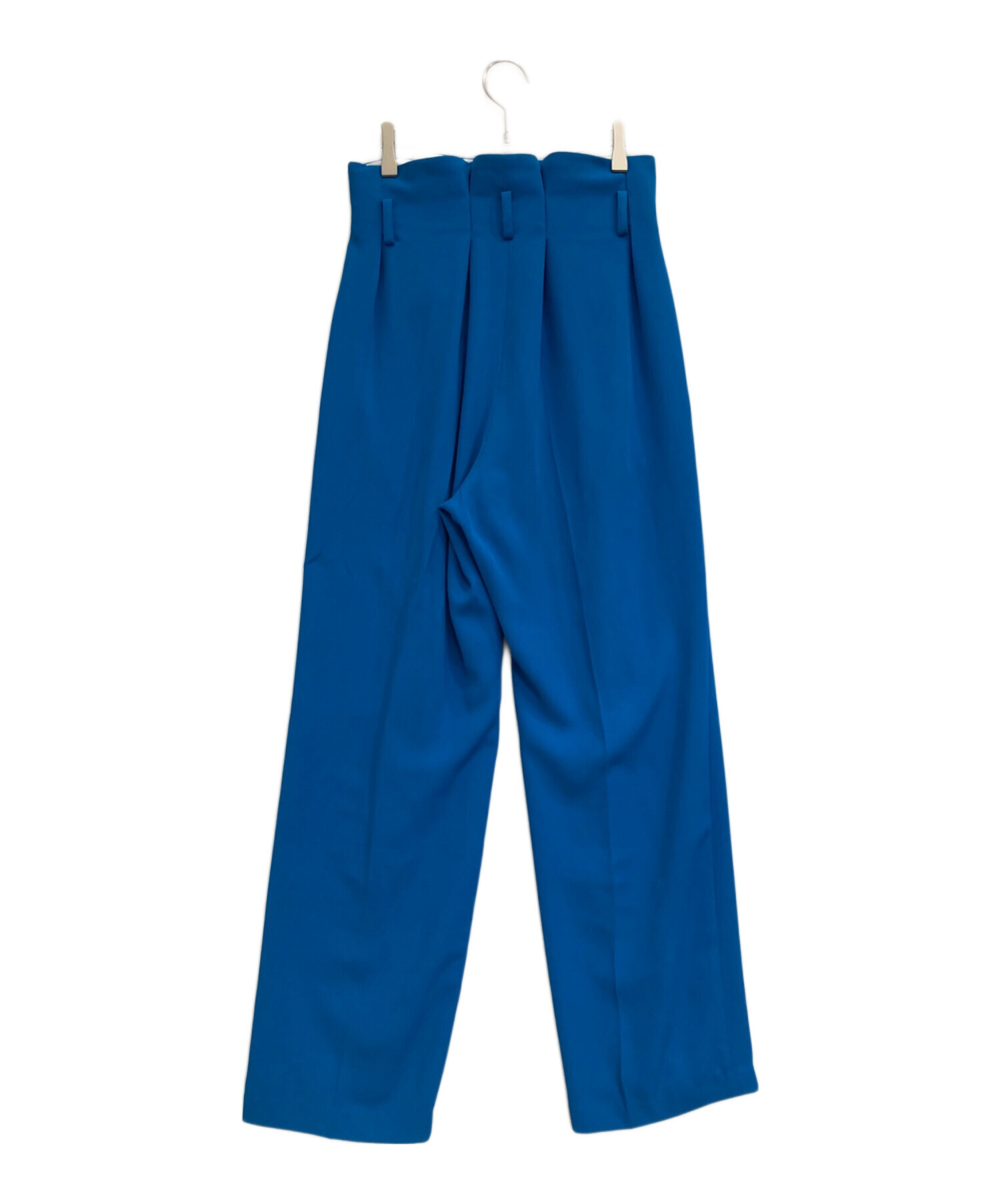 中古・古着通販】AMERI (アメリ) MEDI 2TUCK HIGH WAIST PANTS ブルー
