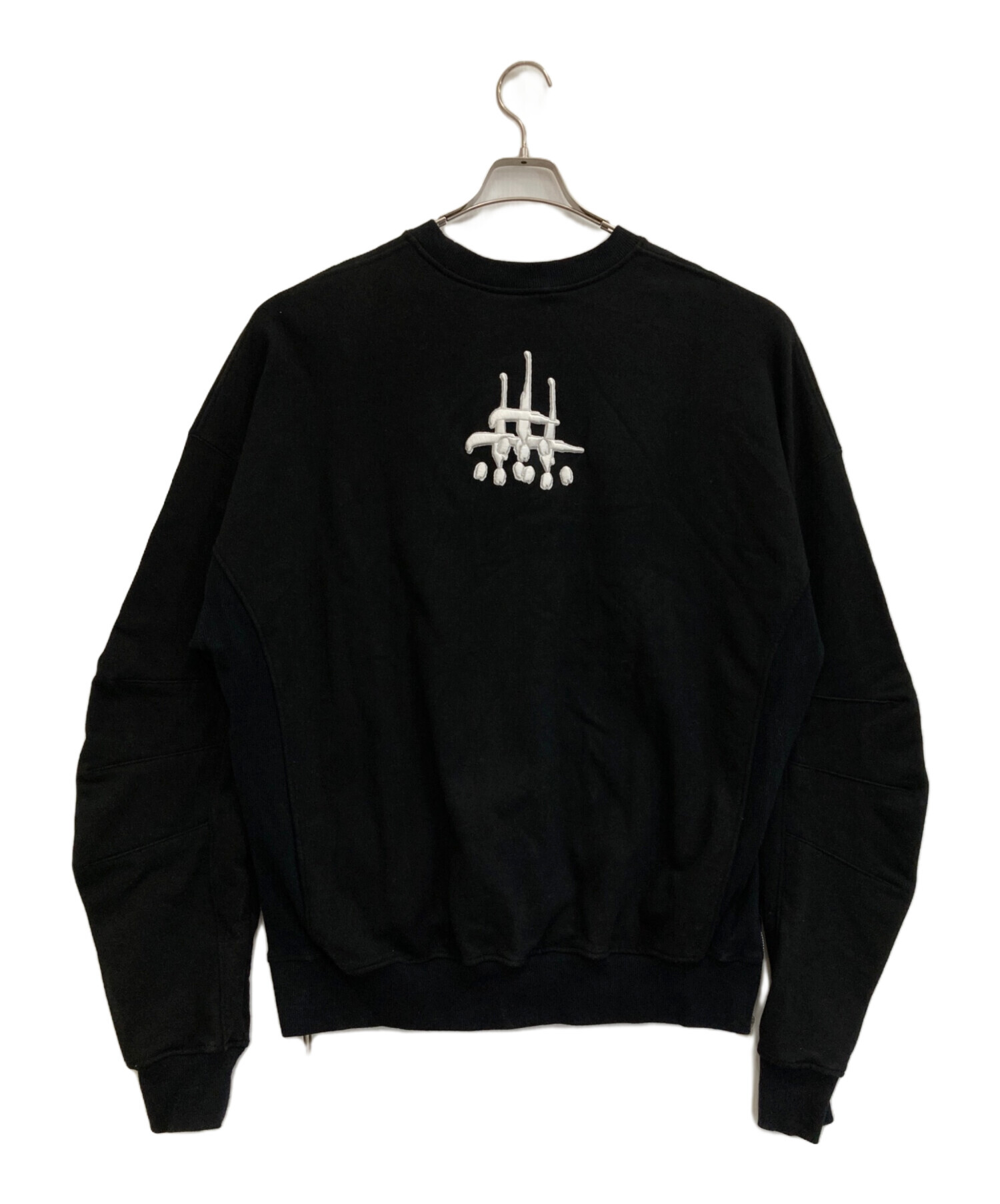新品未使用品 CVTVLIST cvtvlist Usual crewneck 中古・古着通販】CVTVLIST (カタリスト) Usual Zip Crewneck ブラック