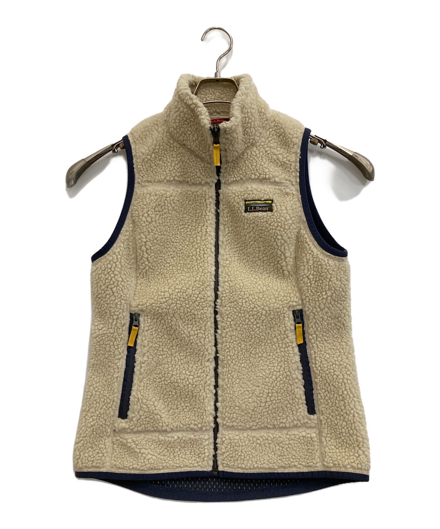 中古・古着通販】L.L.Bean (エルエルビーン) フリースベスト ベージュ