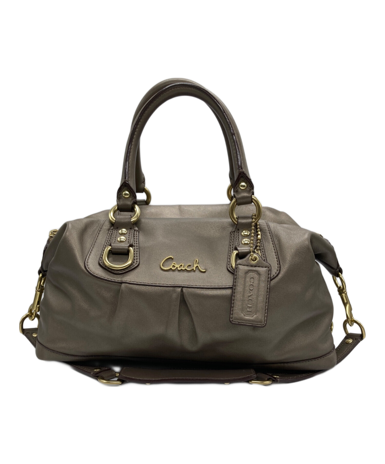 中古・古着通販】COACH (コーチ) 2WAYショルダーバッグ ブラウン
