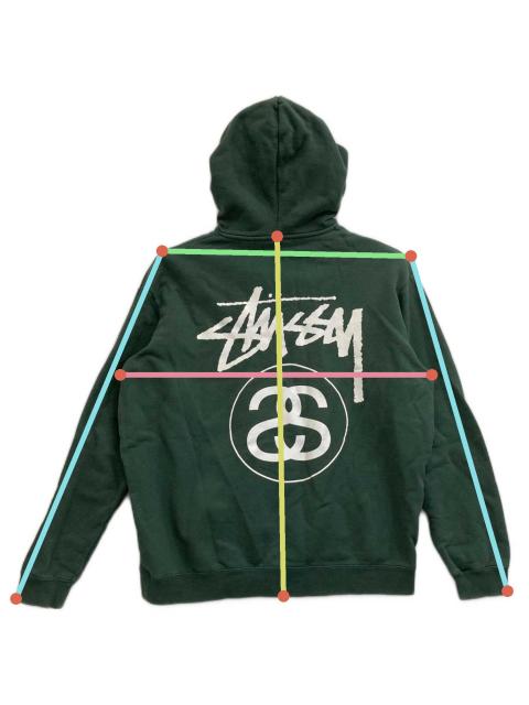 中古・古着通販】stussy (ステューシー) パーカー グリーン サイズ:XL