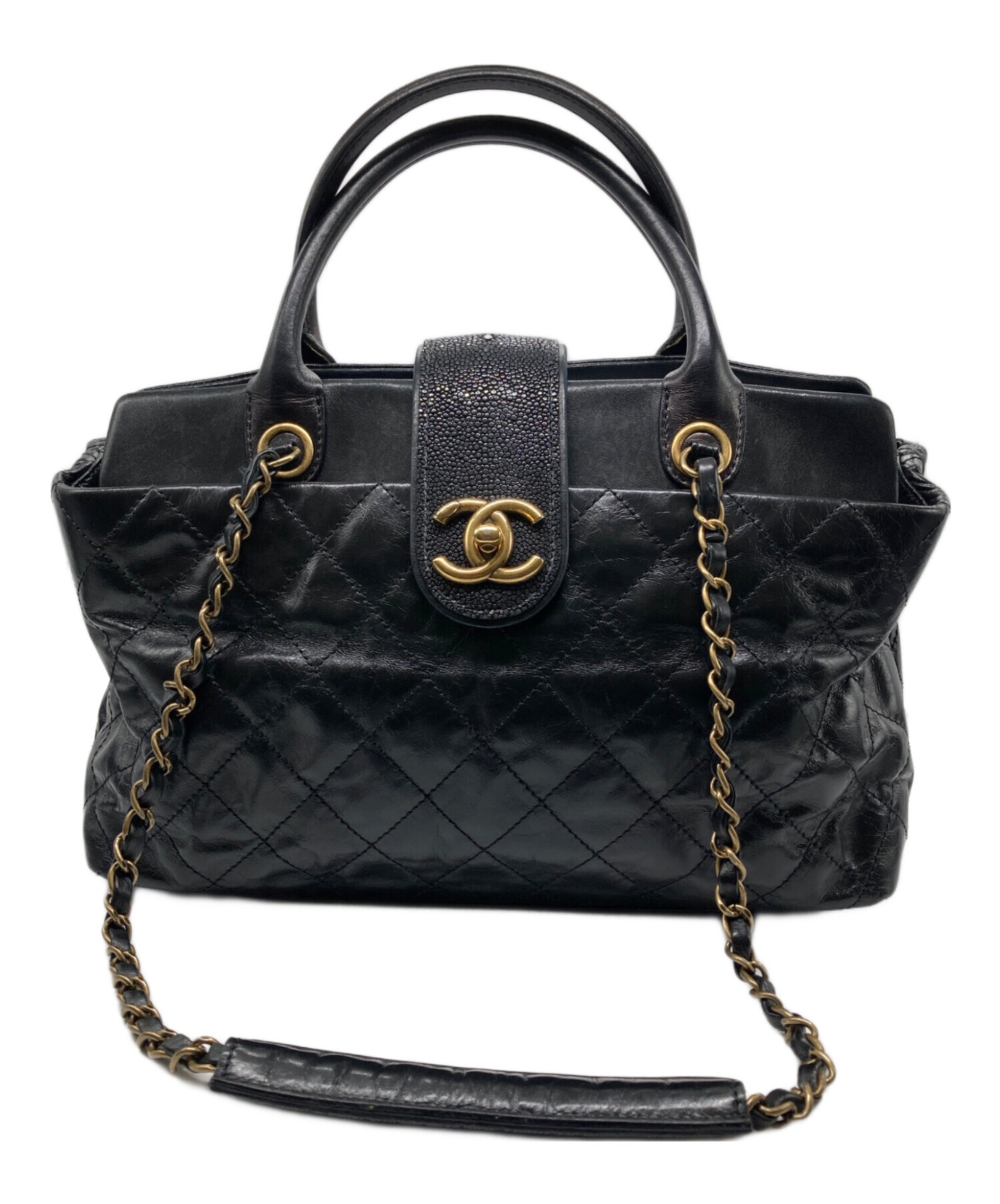 中古・古着通販】CHANEL (シャネル) マトラッセ2WAYチェーンショルダー 