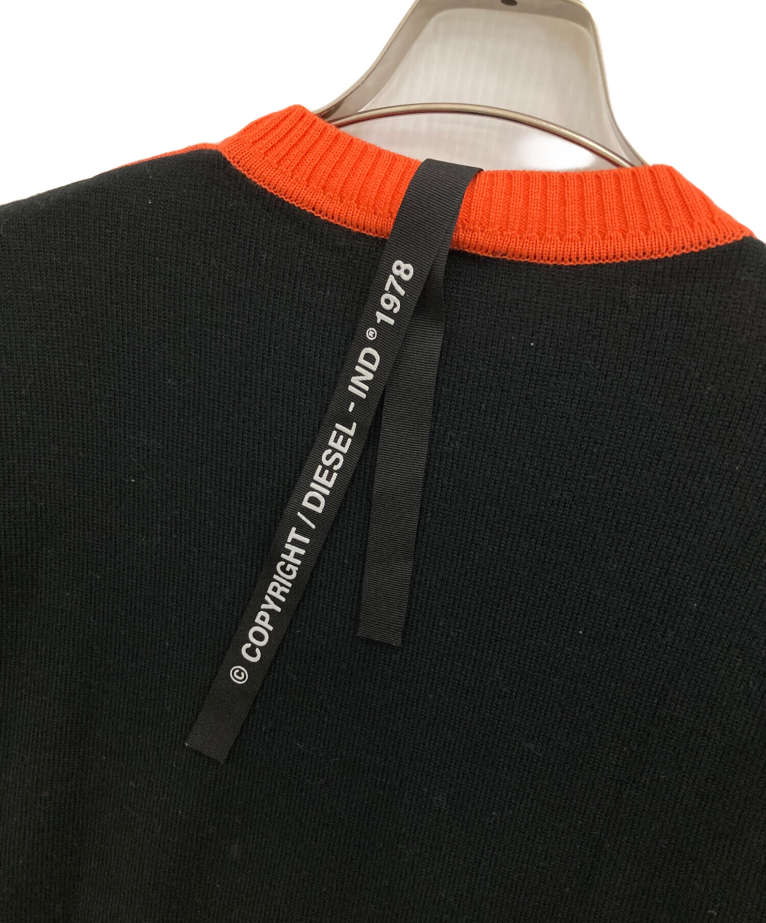 中古・古着通販】DIESEL (ディーゼル) グラフィックニット ブラック