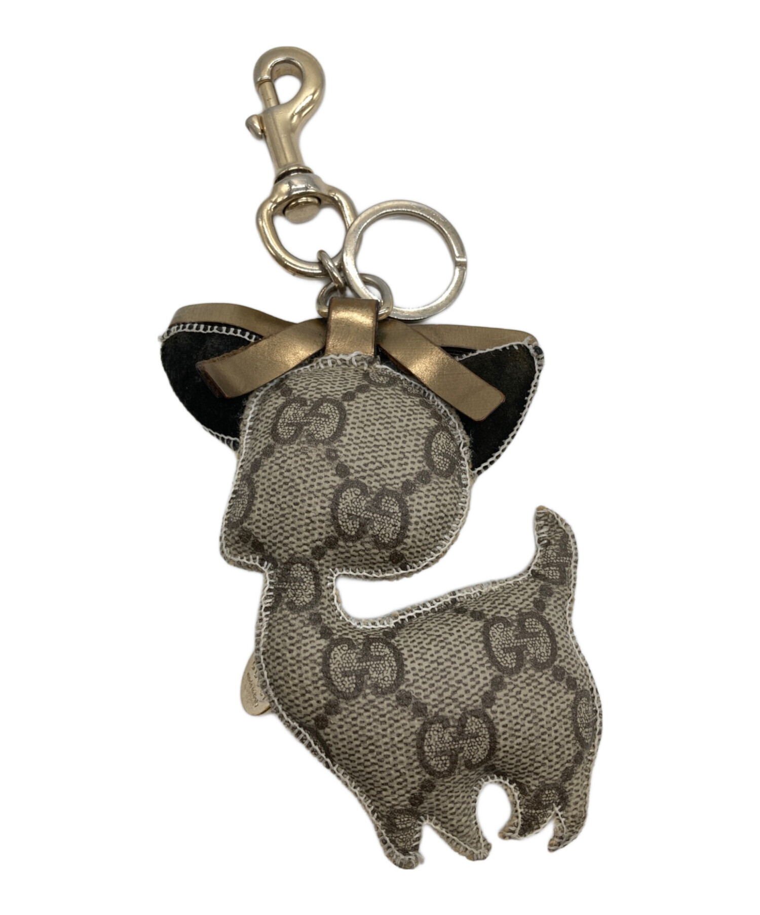 中古・古着通販】GUCCI (グッチ) チワワキーチャーム グレー｜ブランド