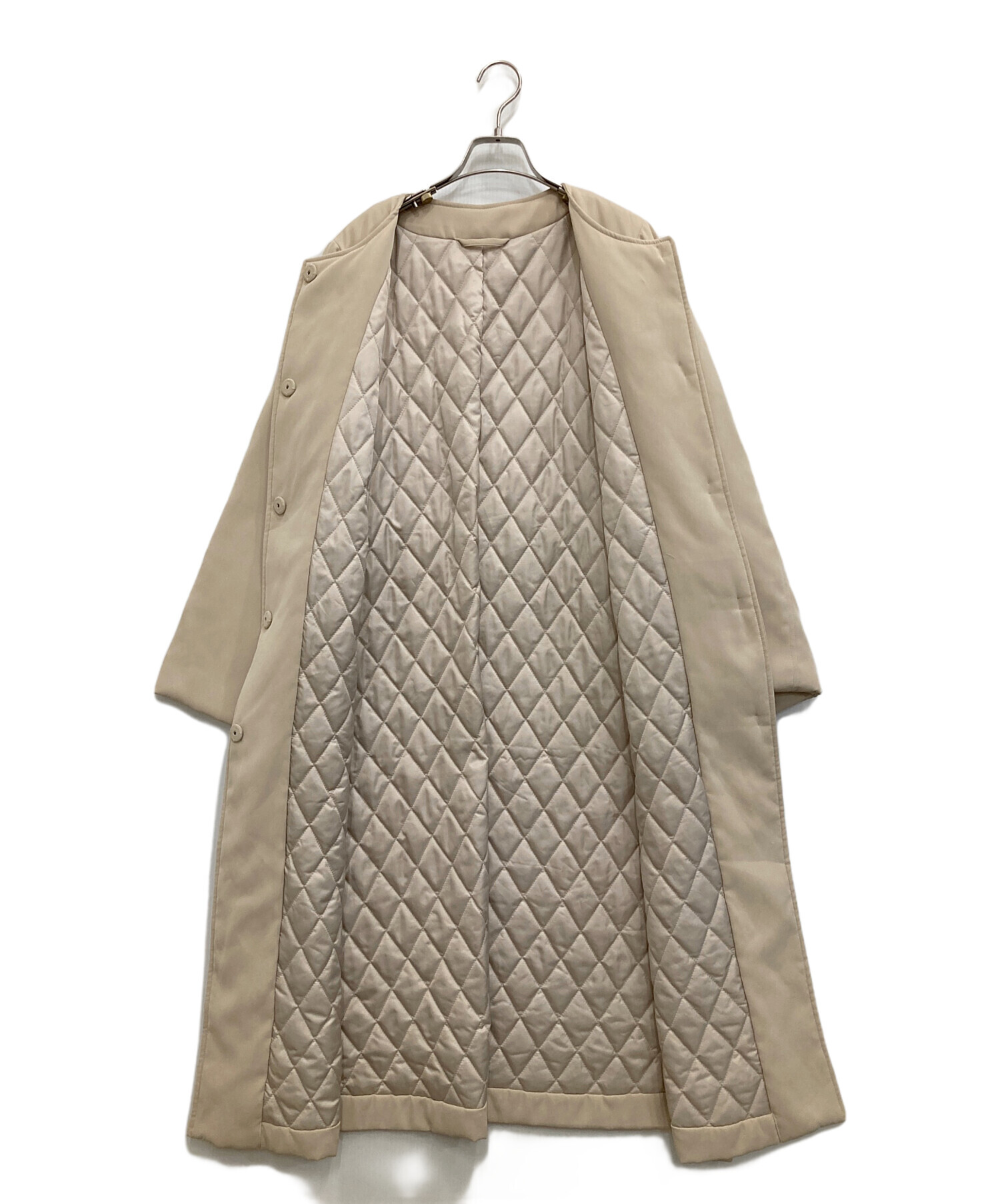 中古・古着通販】SOEJU (ソージュ) ライトパディングノーカラーコート