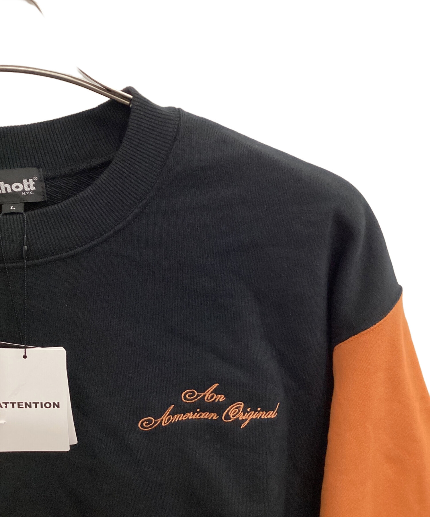 中古・古着通販】Schott (ショット) スウェット ブラック サイズ:L 未 