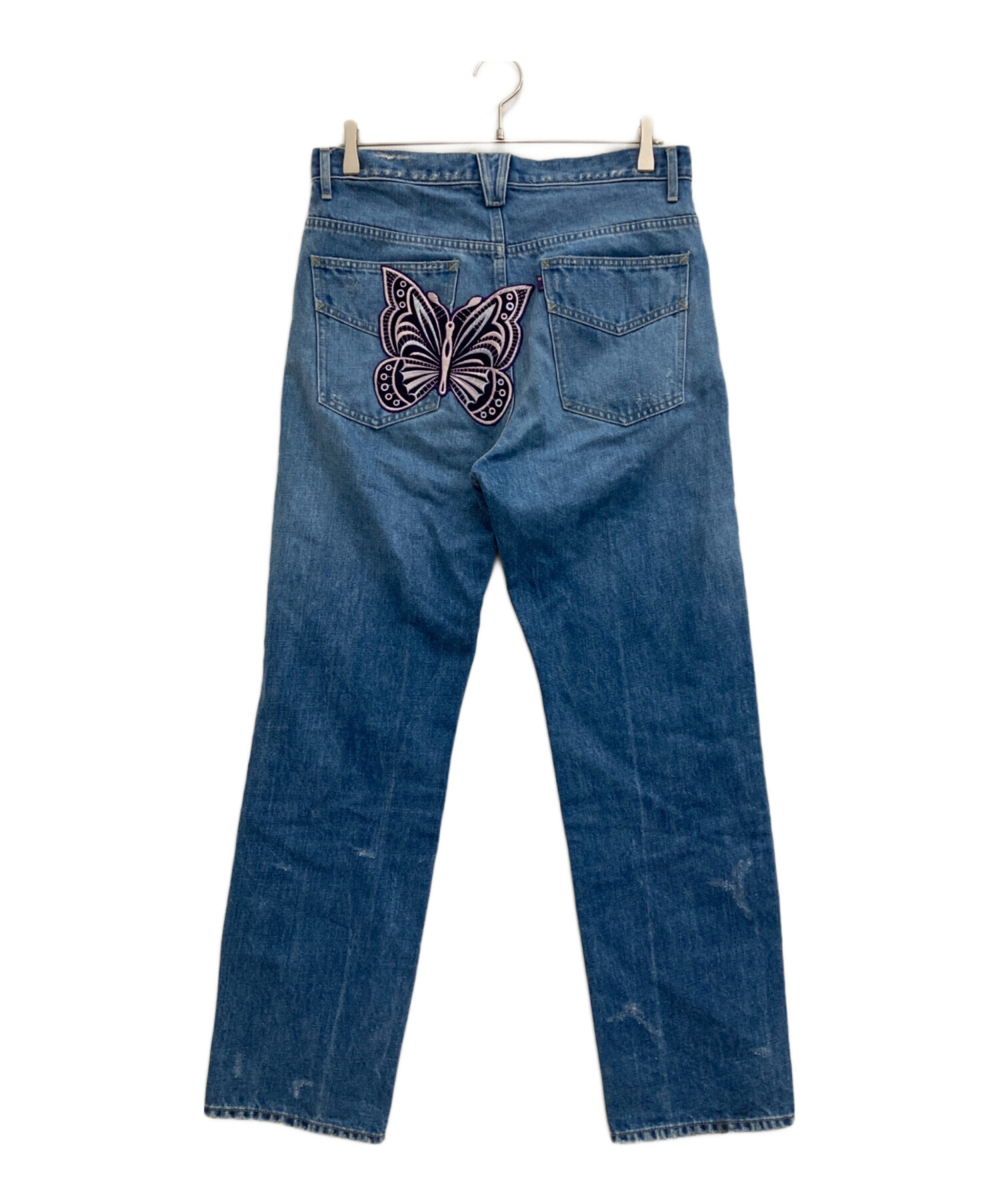 中古・古着通販】Needles (ニードルズ) パッチワークデニムパンツ