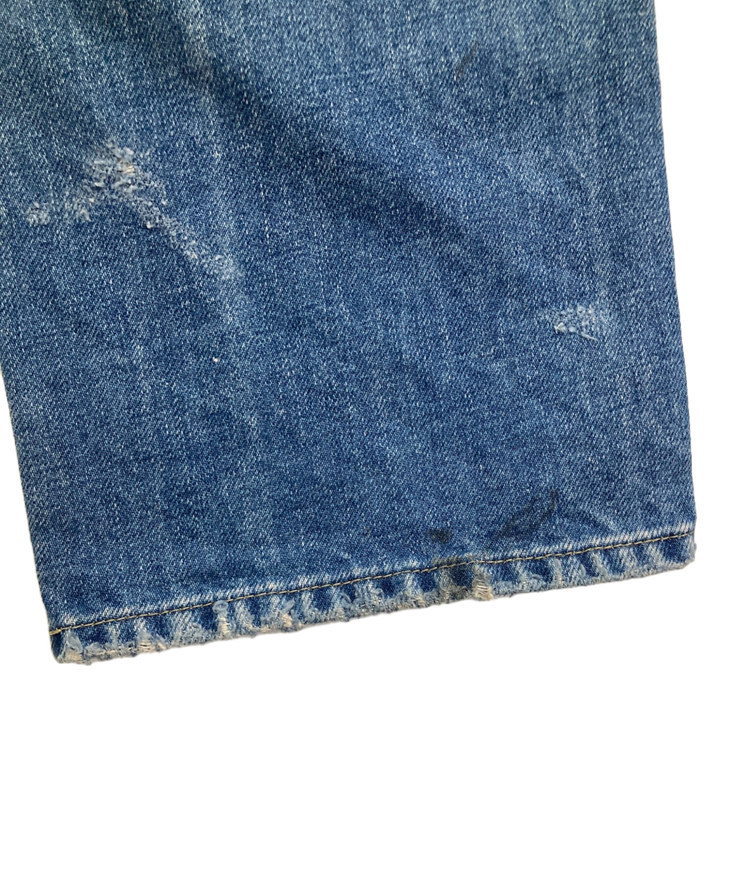 Needles ワッペン ダメージ デニムパンツ KP139 中古・古着通販