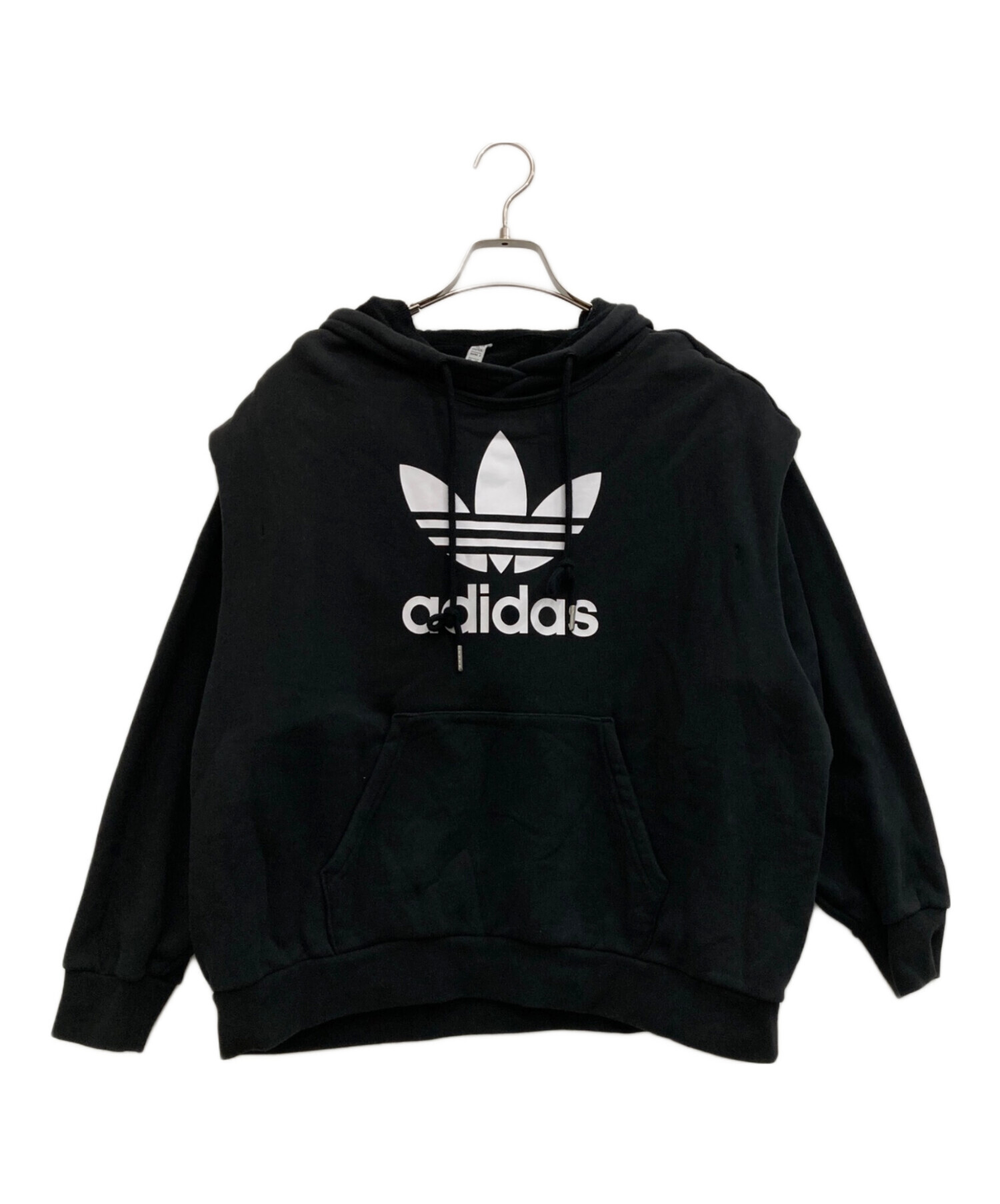 中古・古着通販】adidas (アディダス) トレフォイルロゴ クロップド
