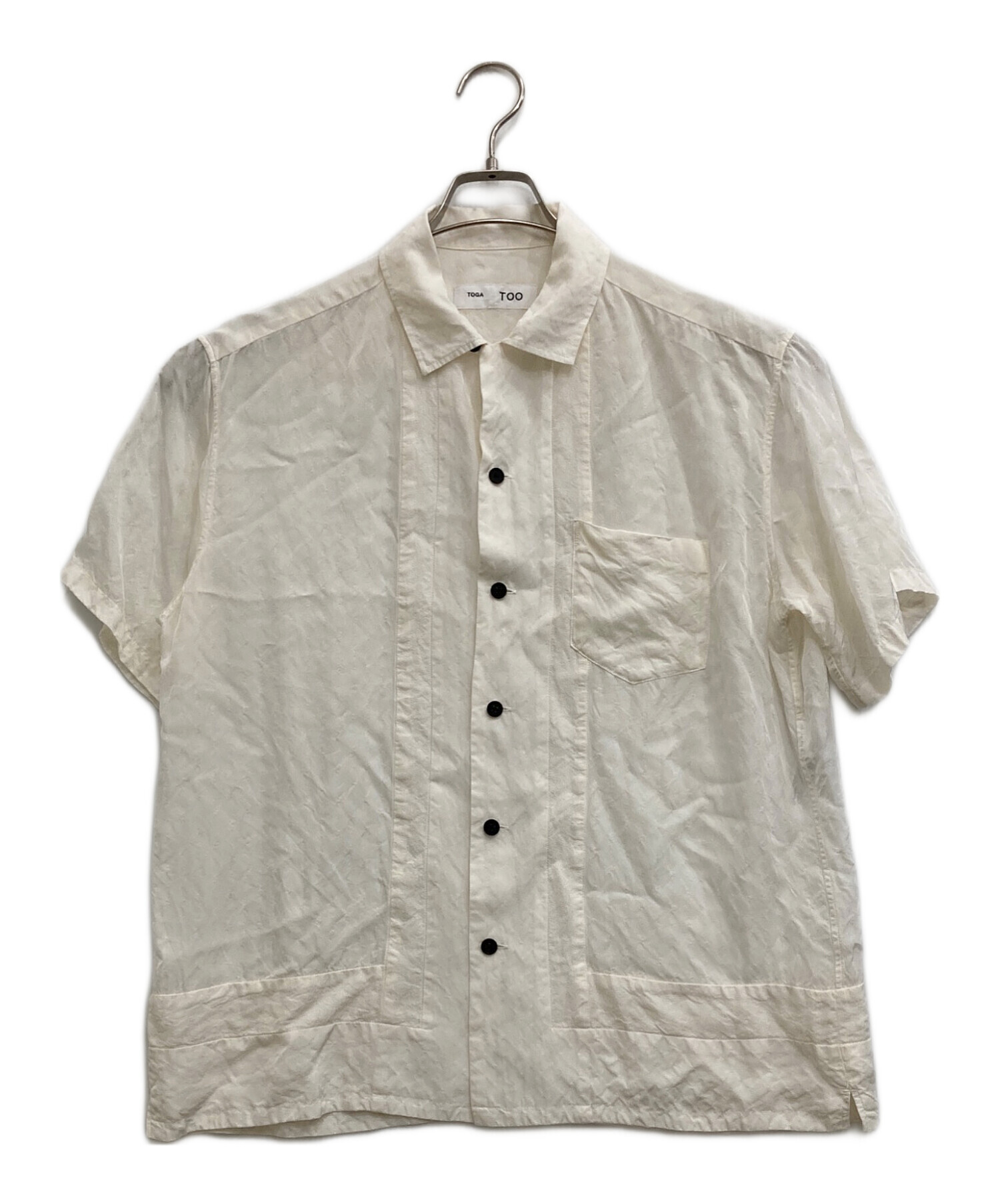 TOGA TOO （トーガ・トゥ）ペイズリーパネル半袖シャツ　サンプルM 中古・古着通販】TOGA TOO (トーガ・トゥ) Paisley panel S/S shirt