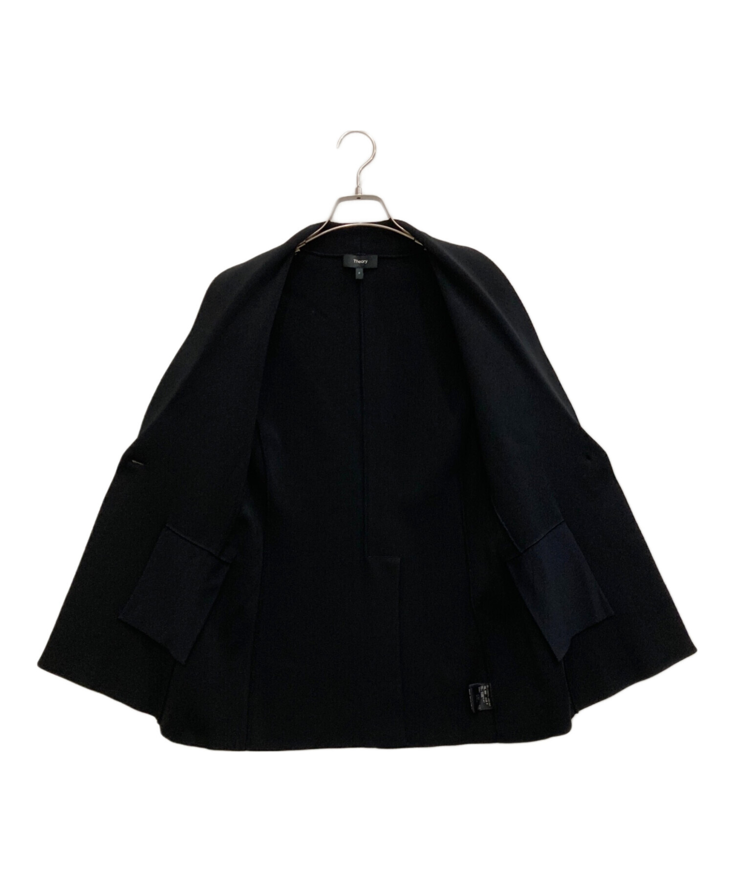 名品✨セオリー　Theory　テーラードジャケット　ブラック 中古・古着通販】theory (セオリー) ニットテーラードジャケット