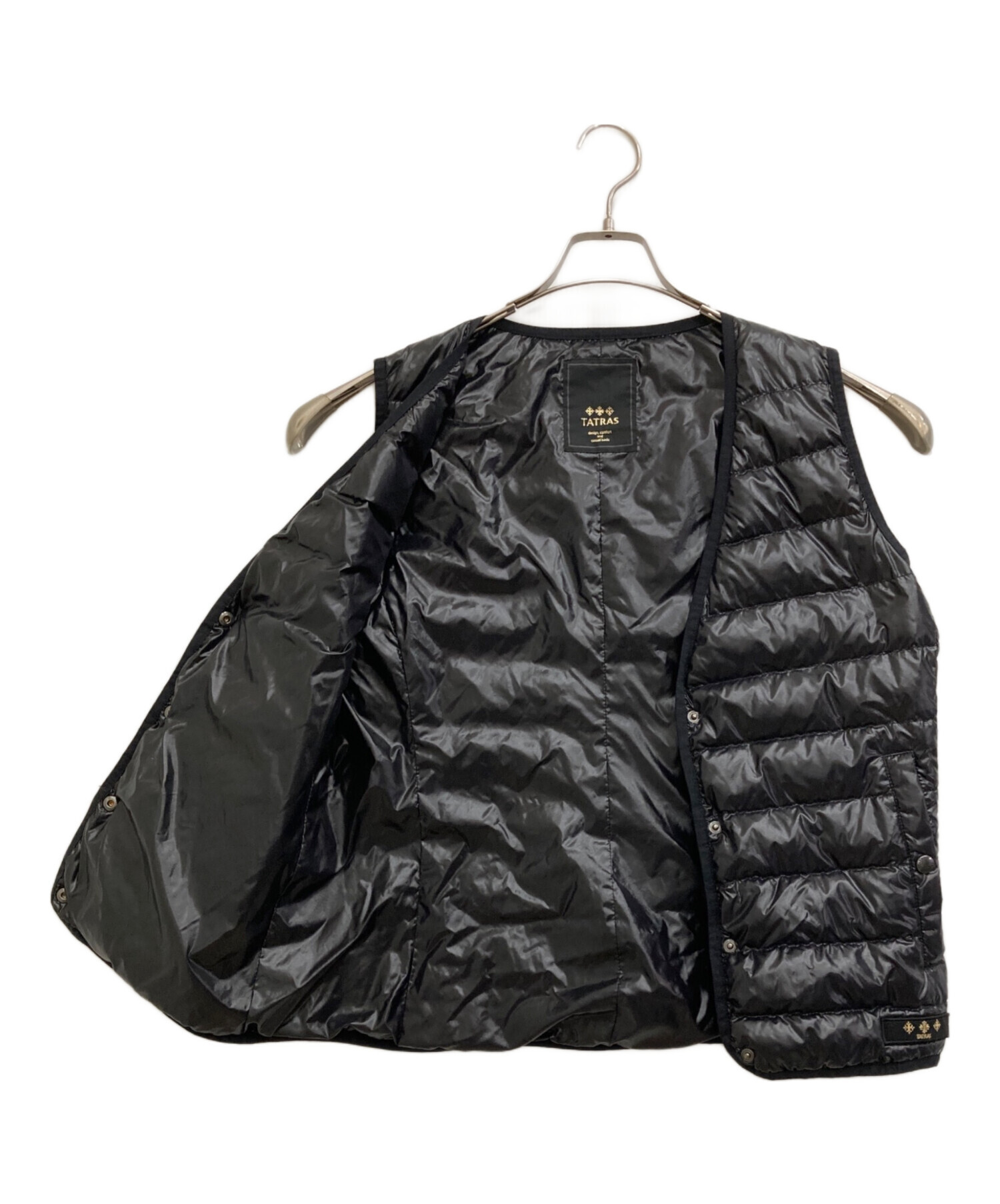 中古・古着通販】TATRAS (タトラス) ダウンベスト ブラック