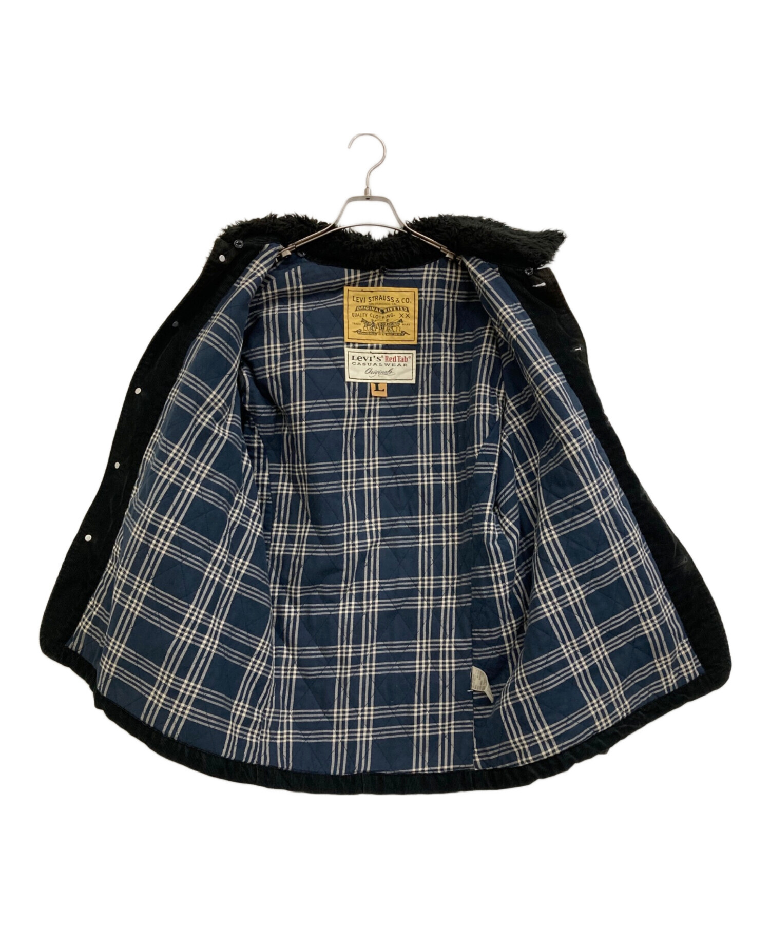 中古・古着通販】LEVIS (リーバイス) コーデュロイジャケット ブラック 