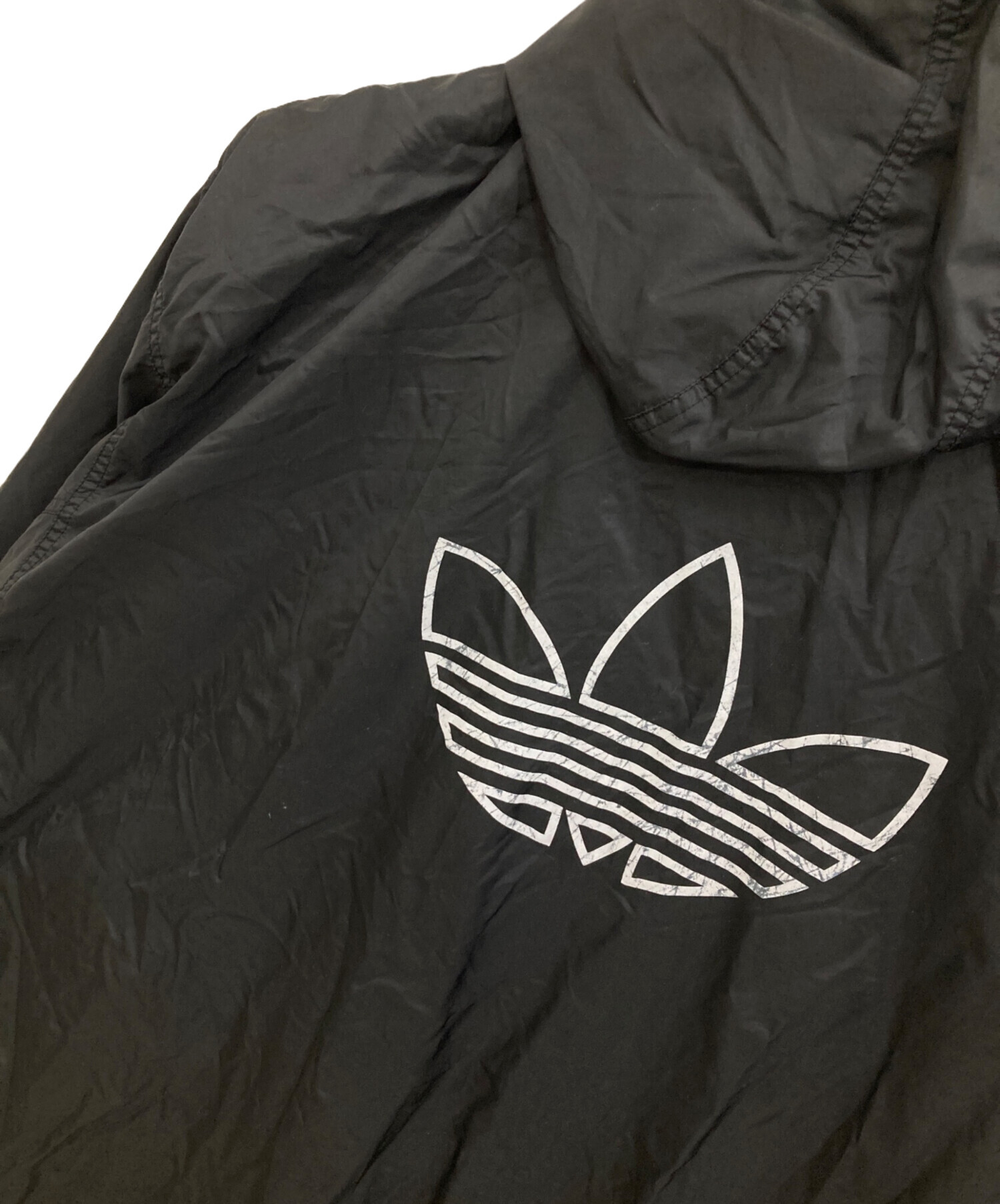 中古・古着通販】adidas (アディダス) ロゴナイロンジャケット