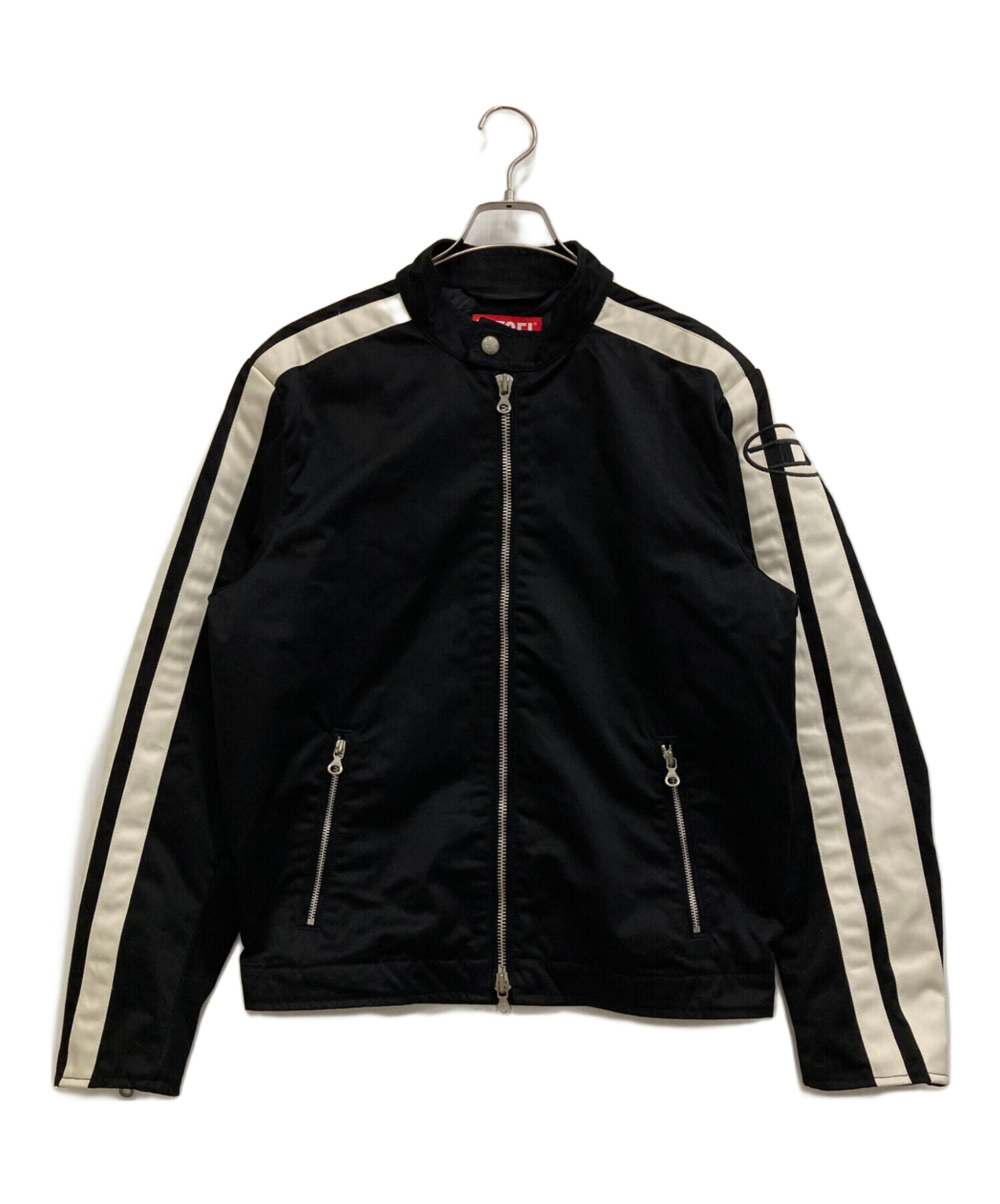 diesel バイカージャケット 中古・古着通販】DIESEL (ディーゼル) バイカージャケット ブラック
