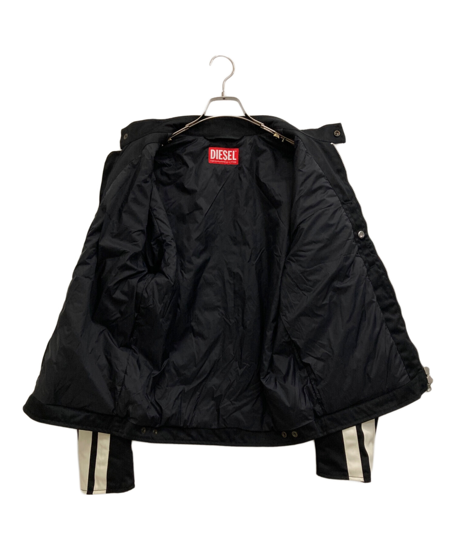 中古・古着通販】DIESEL (ディーゼル) バイカージャケット ブラック