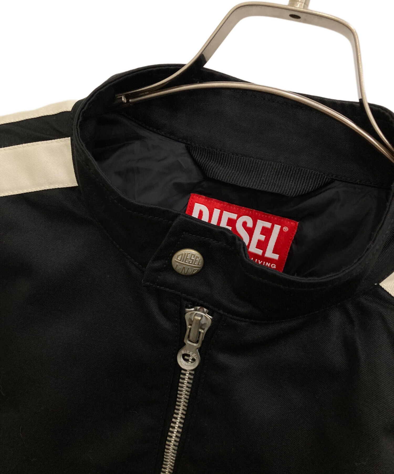 中古・古着通販】DIESEL (ディーゼル) バイカージャケット ブラック