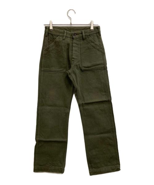 UES ベーカーパンツ31インチ 中古・古着通販】UES (ウエス) ベイカーパンツ オリーブ サイズ:SIZE