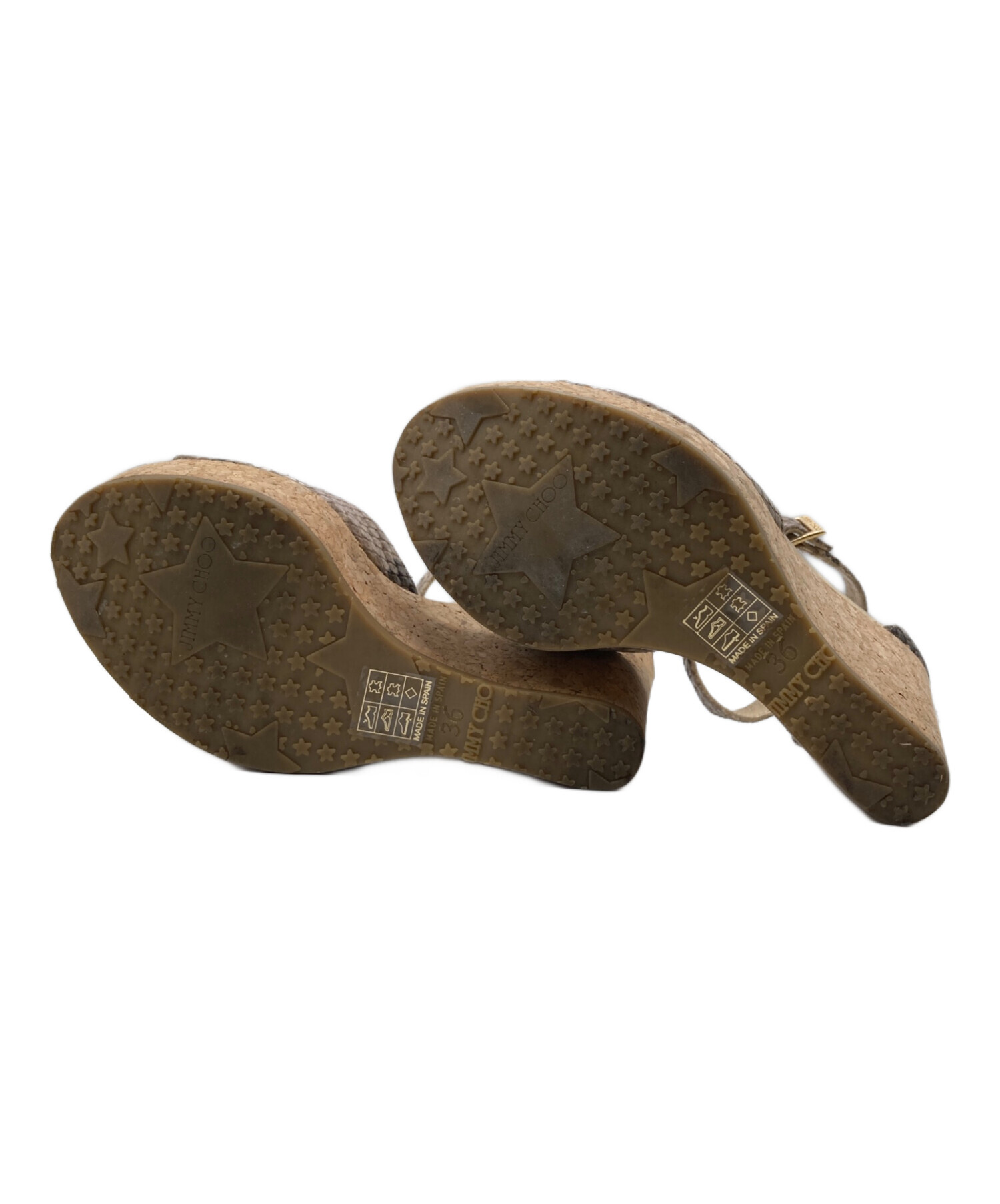 中古・古着通販】JIMMY CHOO (ジミーチュウ) ストラップサンダル