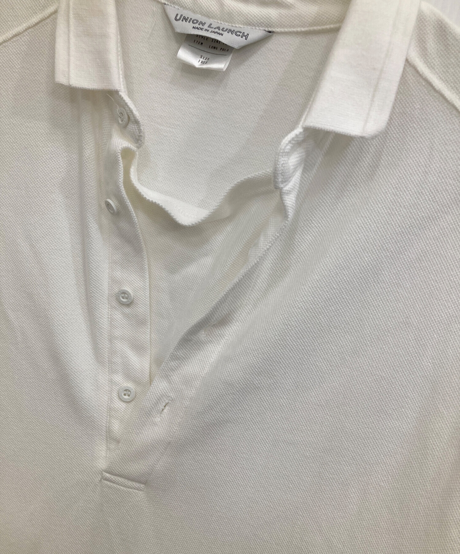 中古・古着通販】UNION LAUNCH (ユニオンランチ) ロングポロワンピース