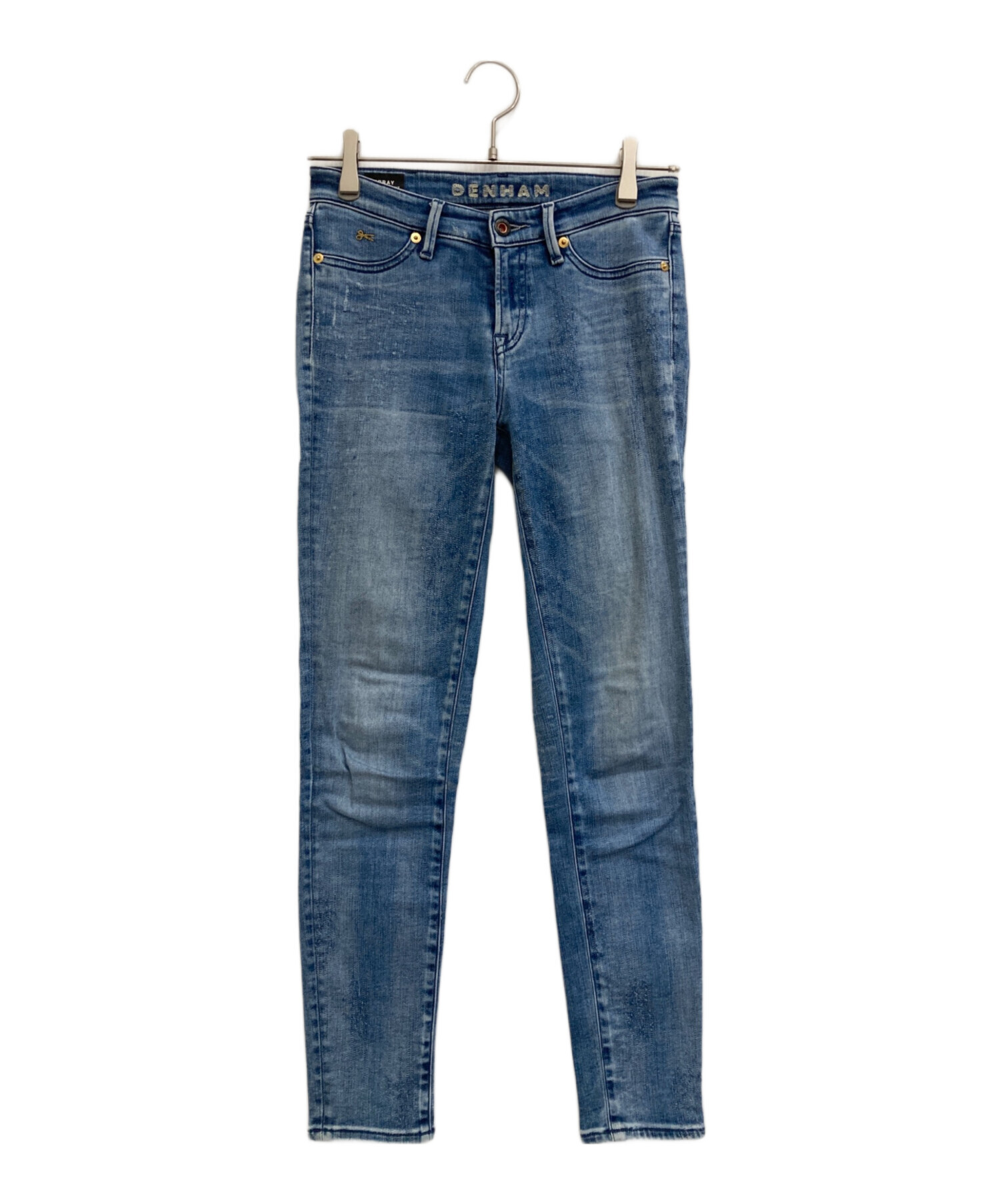 DENHAM」 スキニーデニムパンツ 26inch ブルー レディース 楽天市場