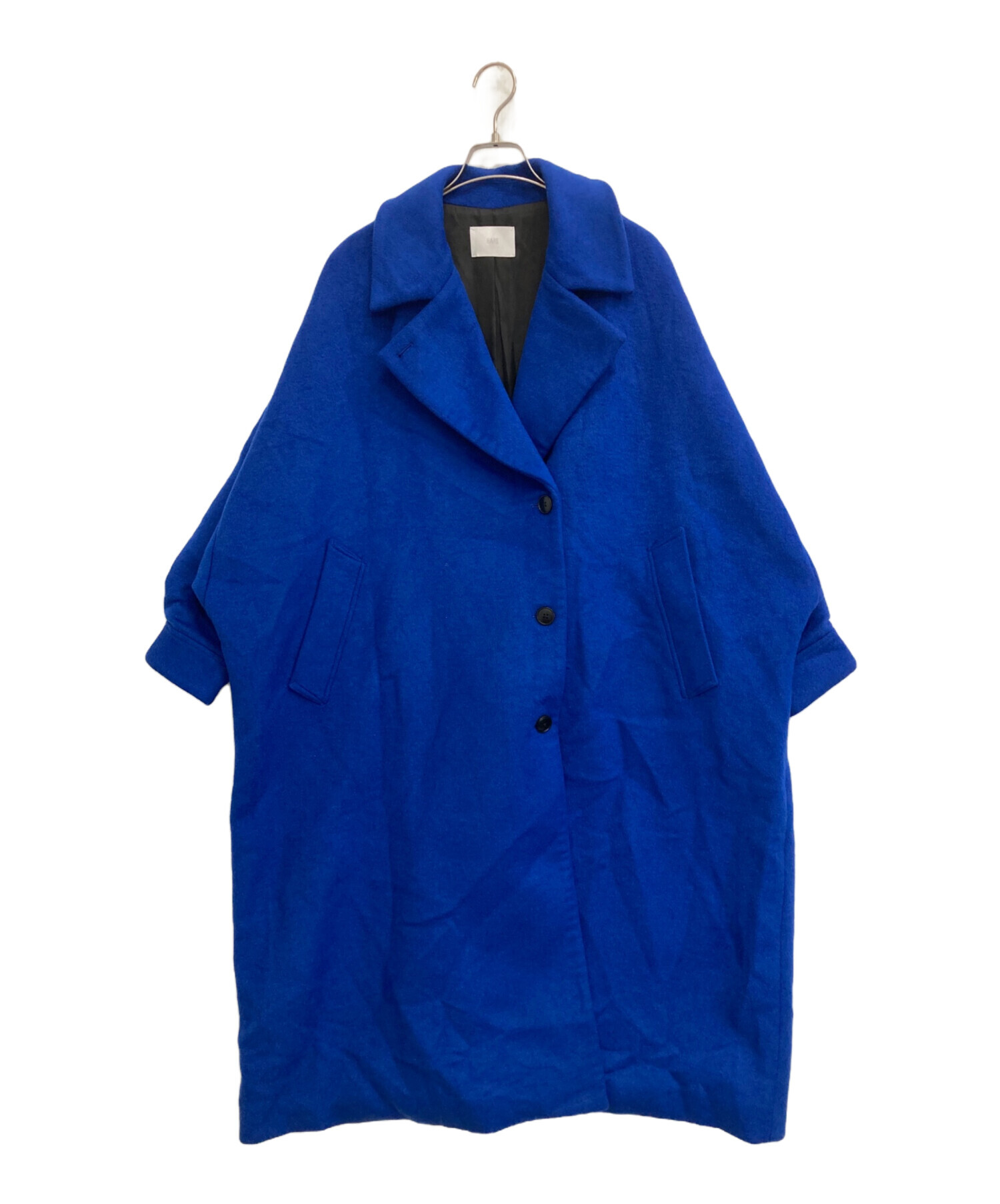 HARE 【ハレ】ウールオーバーロングコート 新品✨ ゆったり 青 ブルー