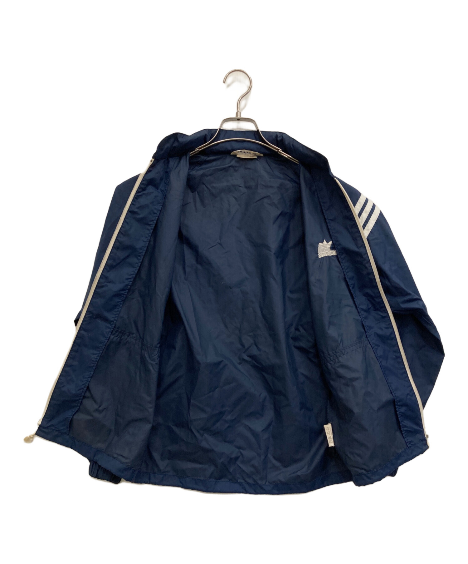 中古・古着通販】adidas (アディダス) ナイロンジャケット ネイビー