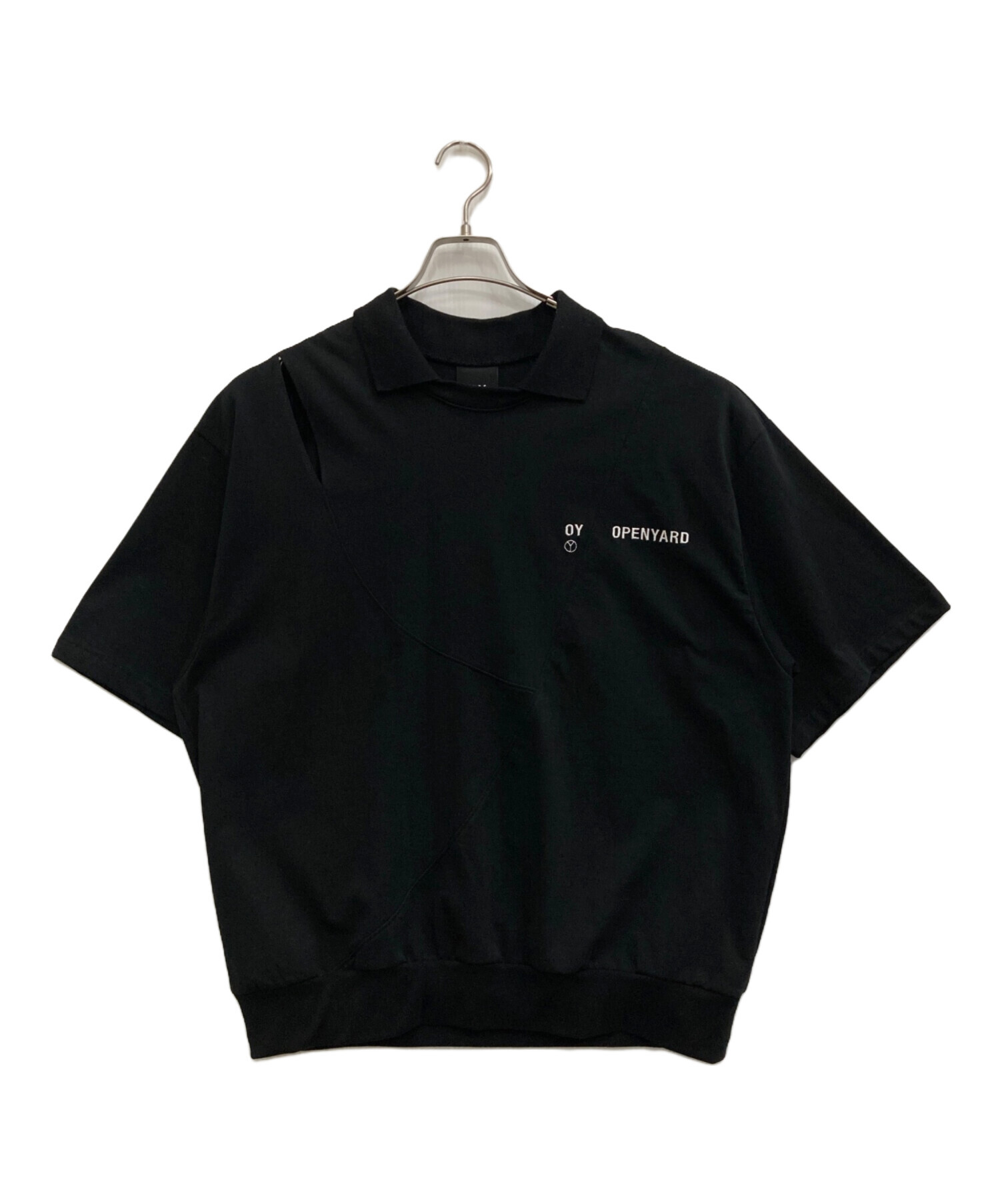 中古・古着通販】OY (オーワイ) 襟付カットソー ブラック サイズ:M 