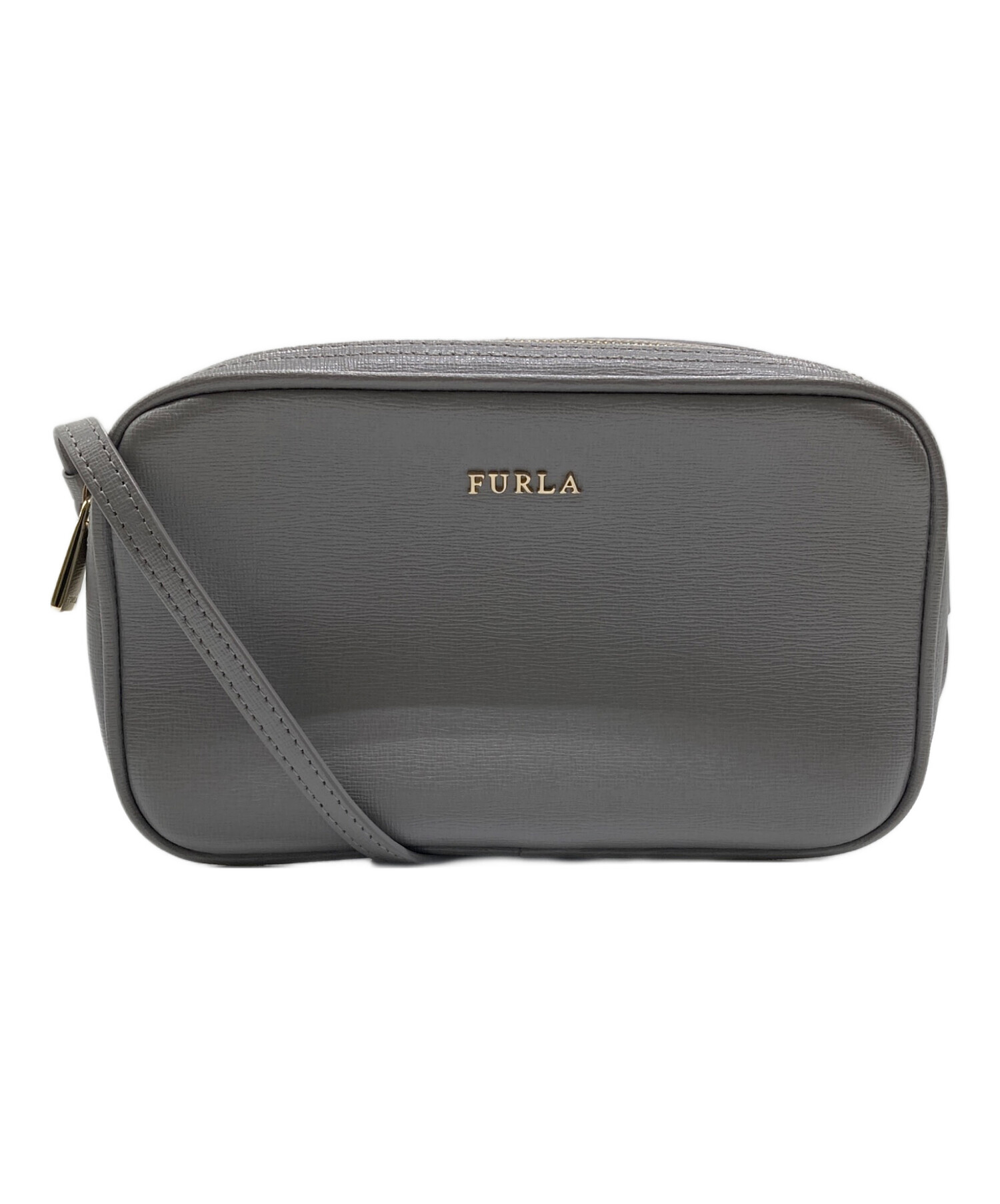 中古・古着通販】FURLA (フルラ) ショルダーバッグ グレー｜ブランド 