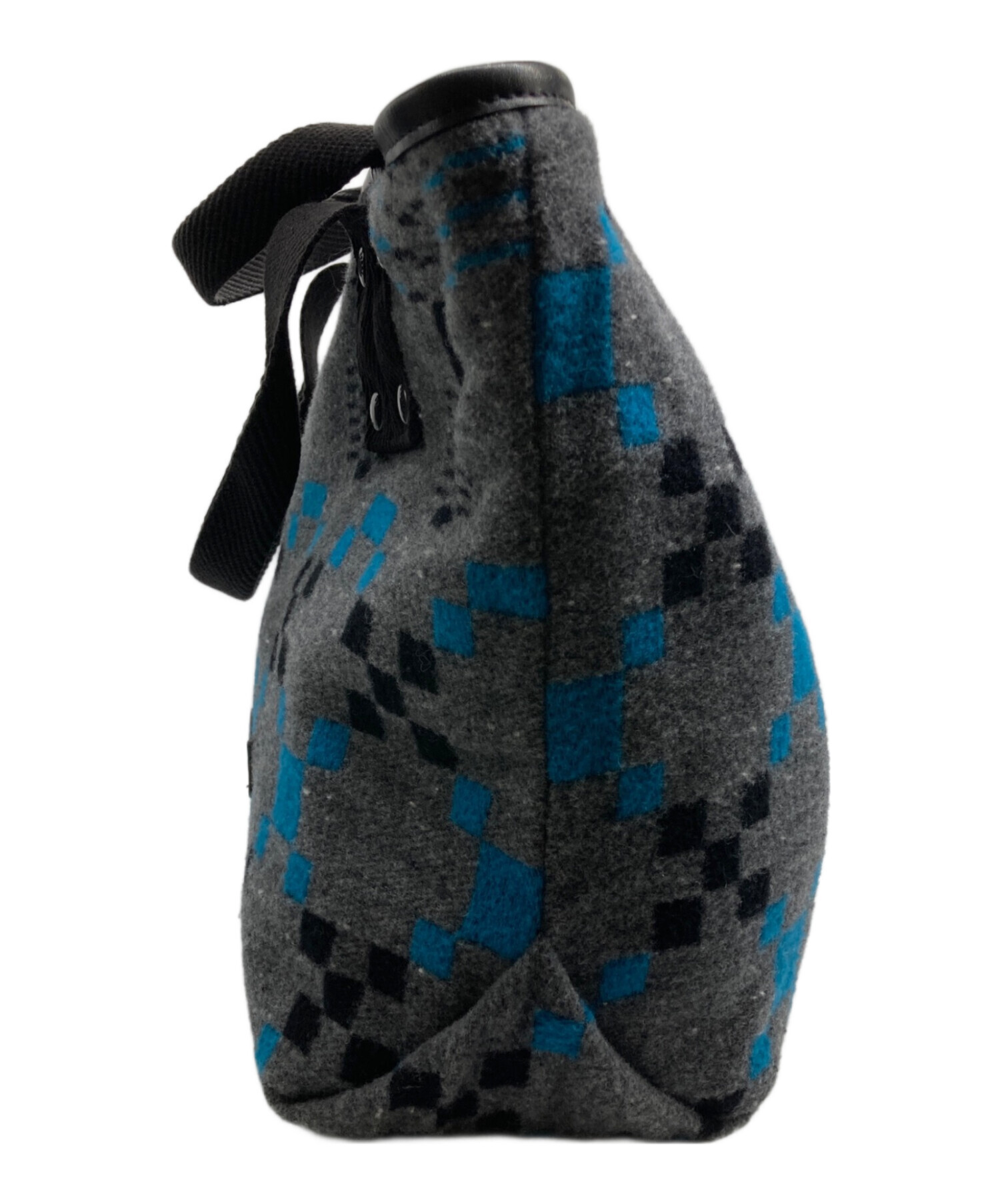 中古・古着通販】sacai (サカイ) GEOMETRIC JACQUARD TOTE グレー 