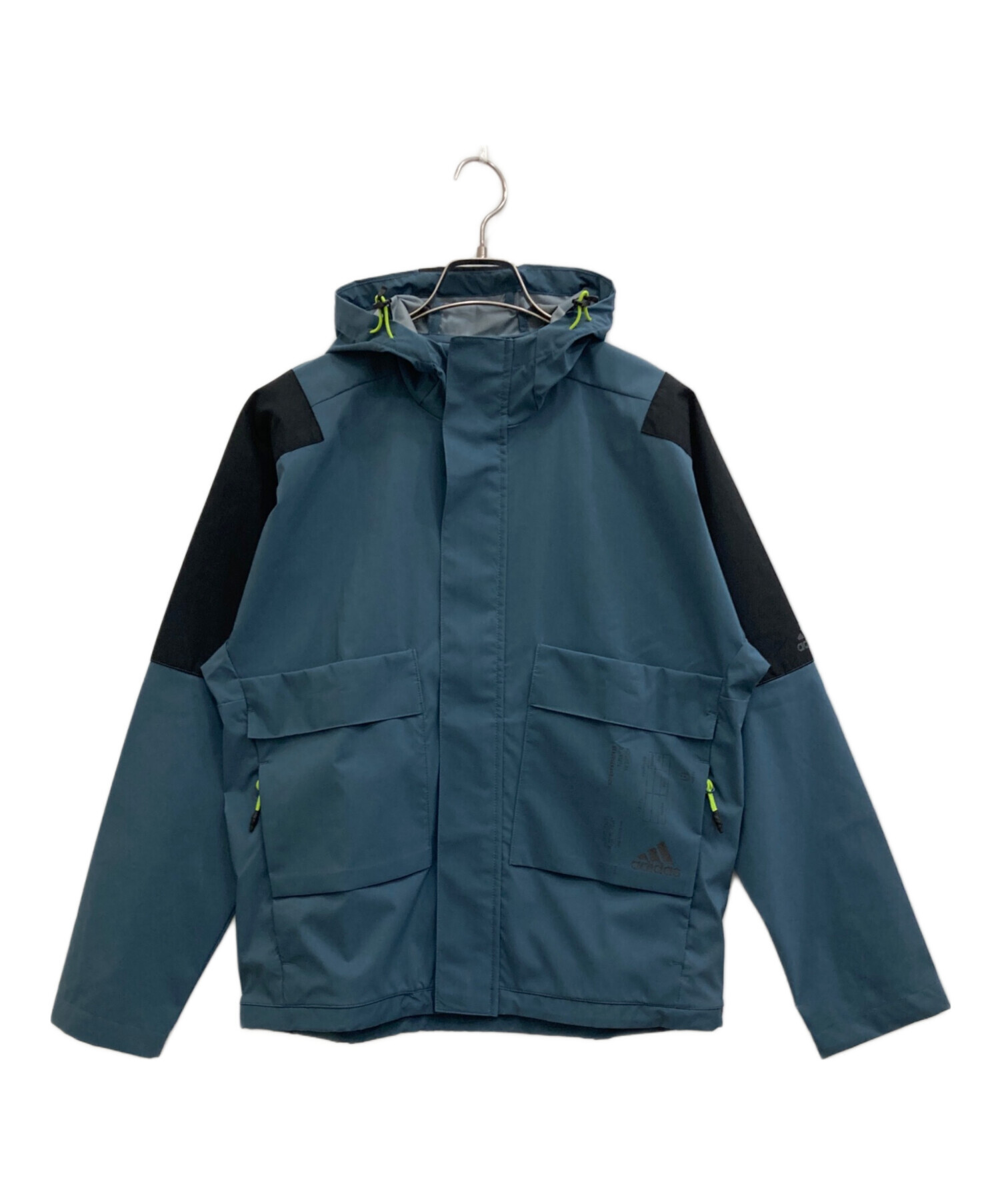 中古・古着通販】adidas (アディダス) マウンテンパーカー ネイビー 