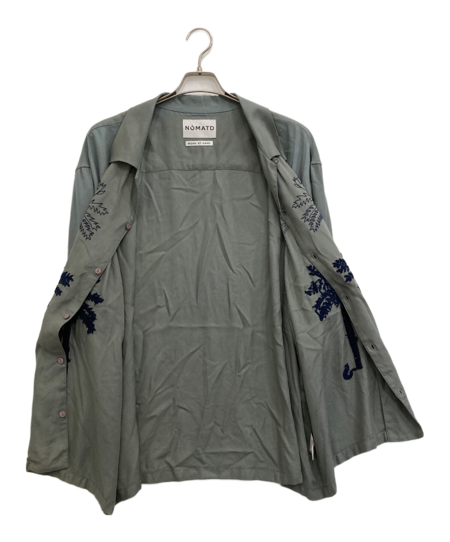 中古・古着通販】NOMA t.d. (ノーマティーディー) 刺繍半袖シャツ