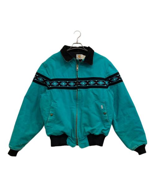 【レアカラー】 美品 Carhartt カーハート サンタフェジャケット ブルー Carhartt (カーハート) [スペシャル] 90s サウスウエスト サンタフェ