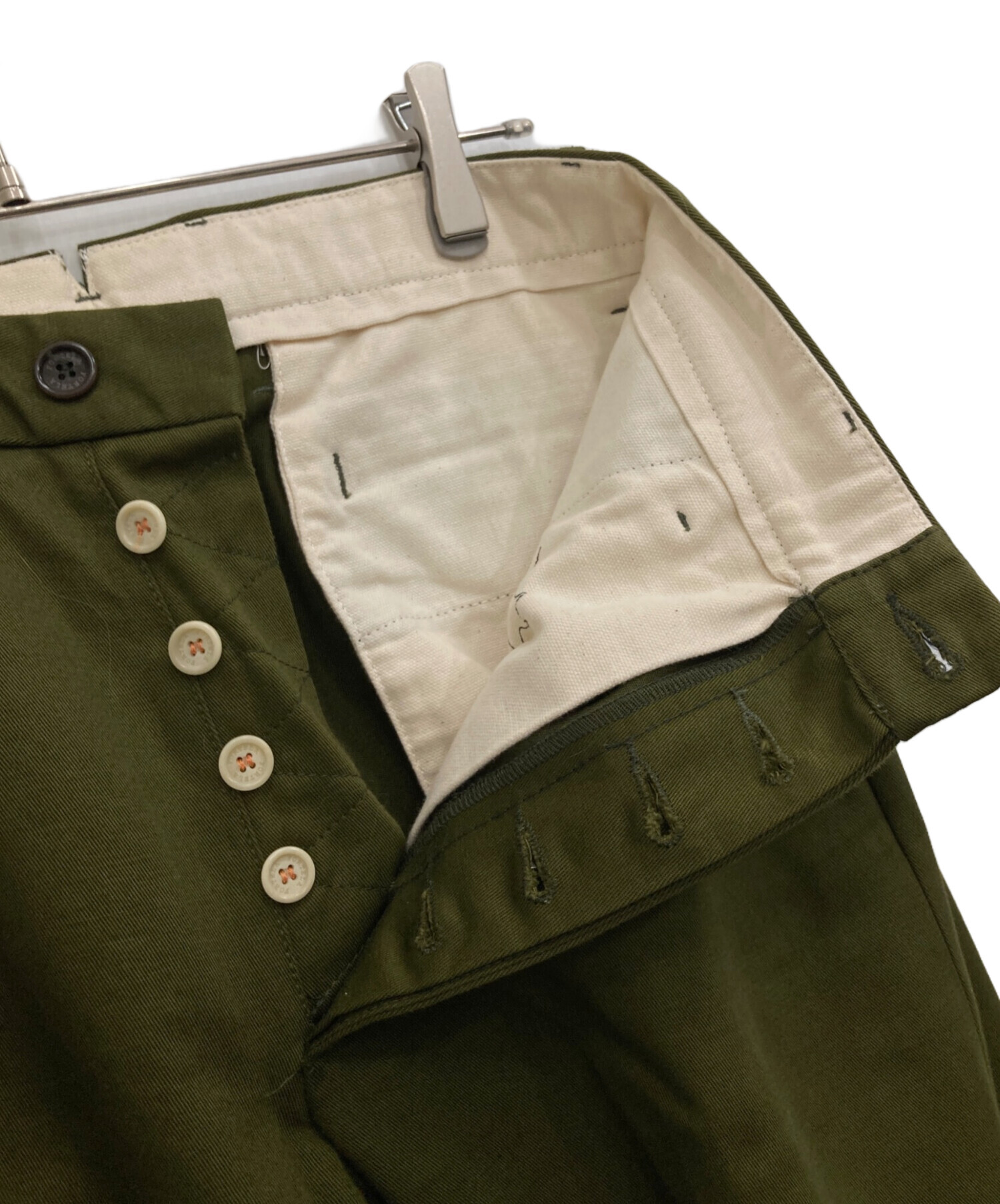 中古・古着通販】fortela (フォルテラ) ストレートパンツ オリーブ