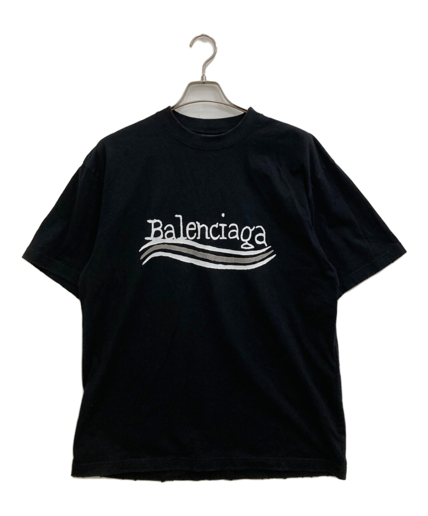 BALENCIAGA バレンシアガ Tシャツ・カットソー XS 紺 【古着】【中古】【送料無料】 BALENCIAGA - BALENCIAGA バレンシアガ Tシャツ・カットソー XS 黒