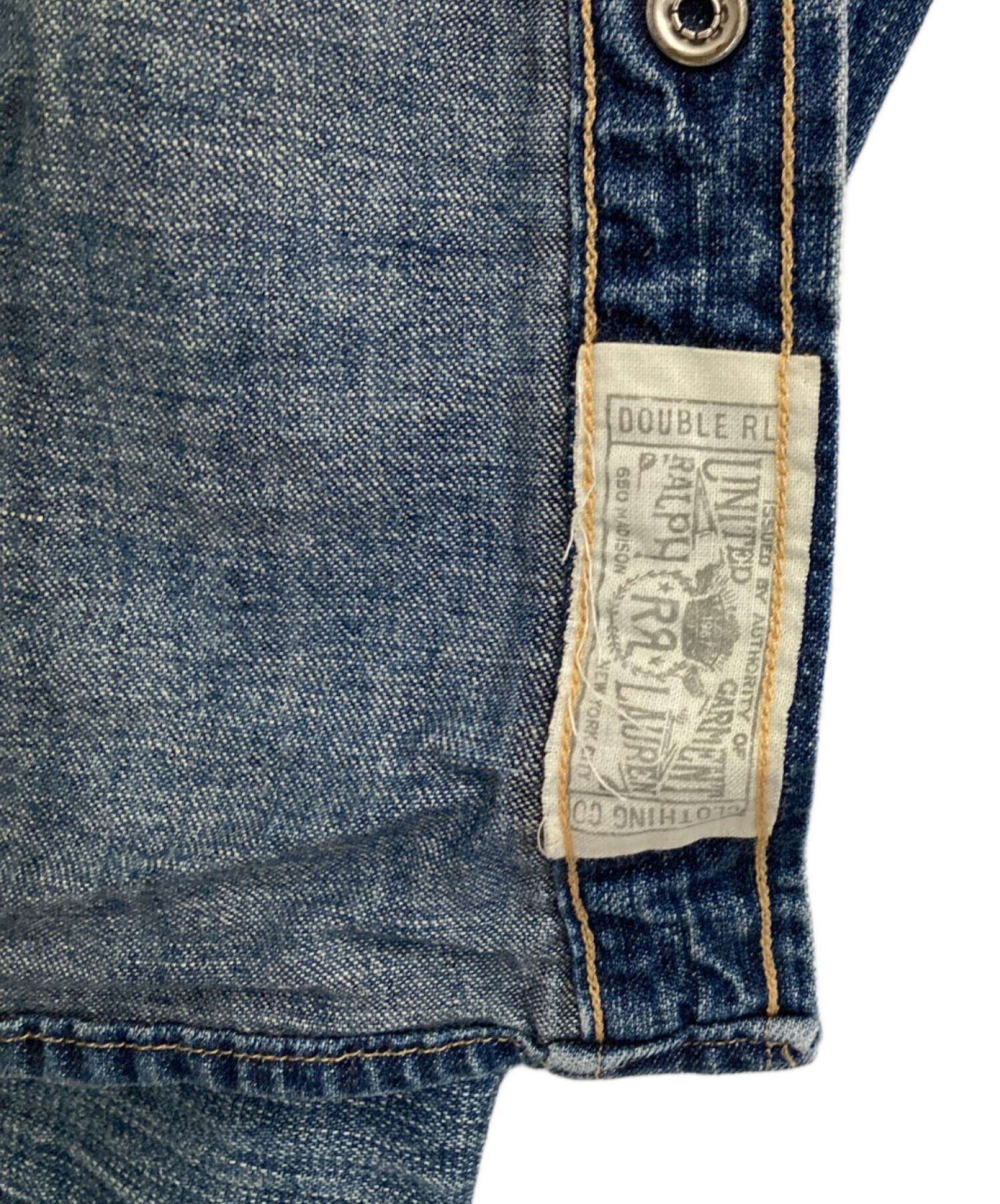 中古・古着通販】RRL (ダブルアールエル) ウエスタンデニムシャツ