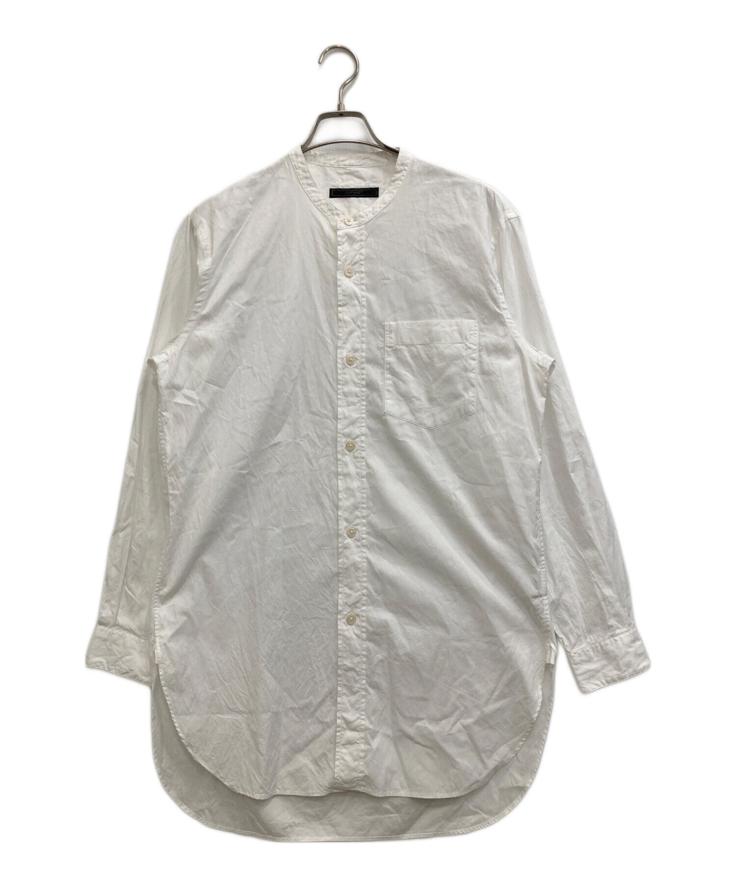 中古・古着通販】SOPHNET. (ソフネット) ノーカラーシャツ ホワイト